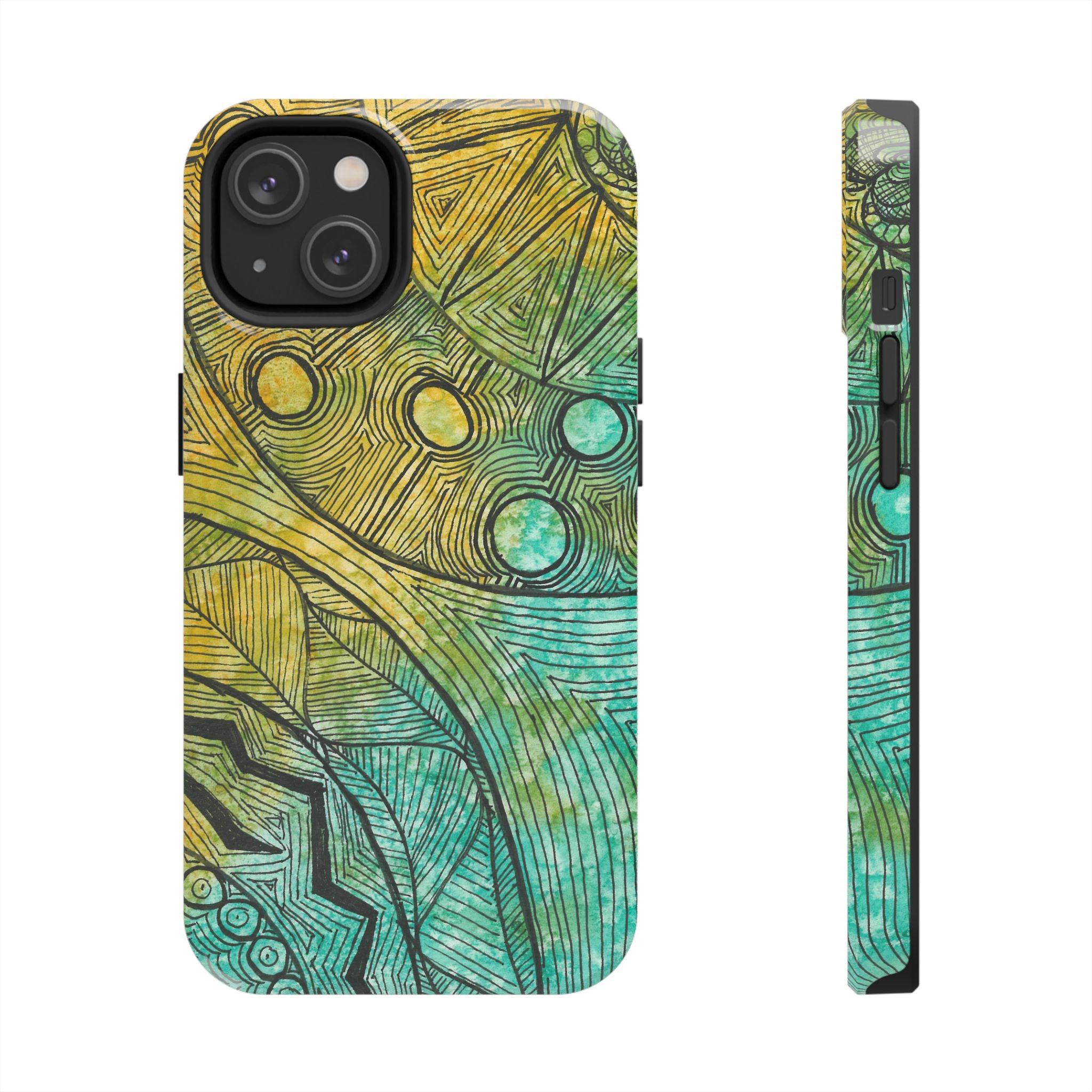 Tough Phone Case - All iPhones and Samsung Galaxys - Exciting Abstract Design #27 Come What May