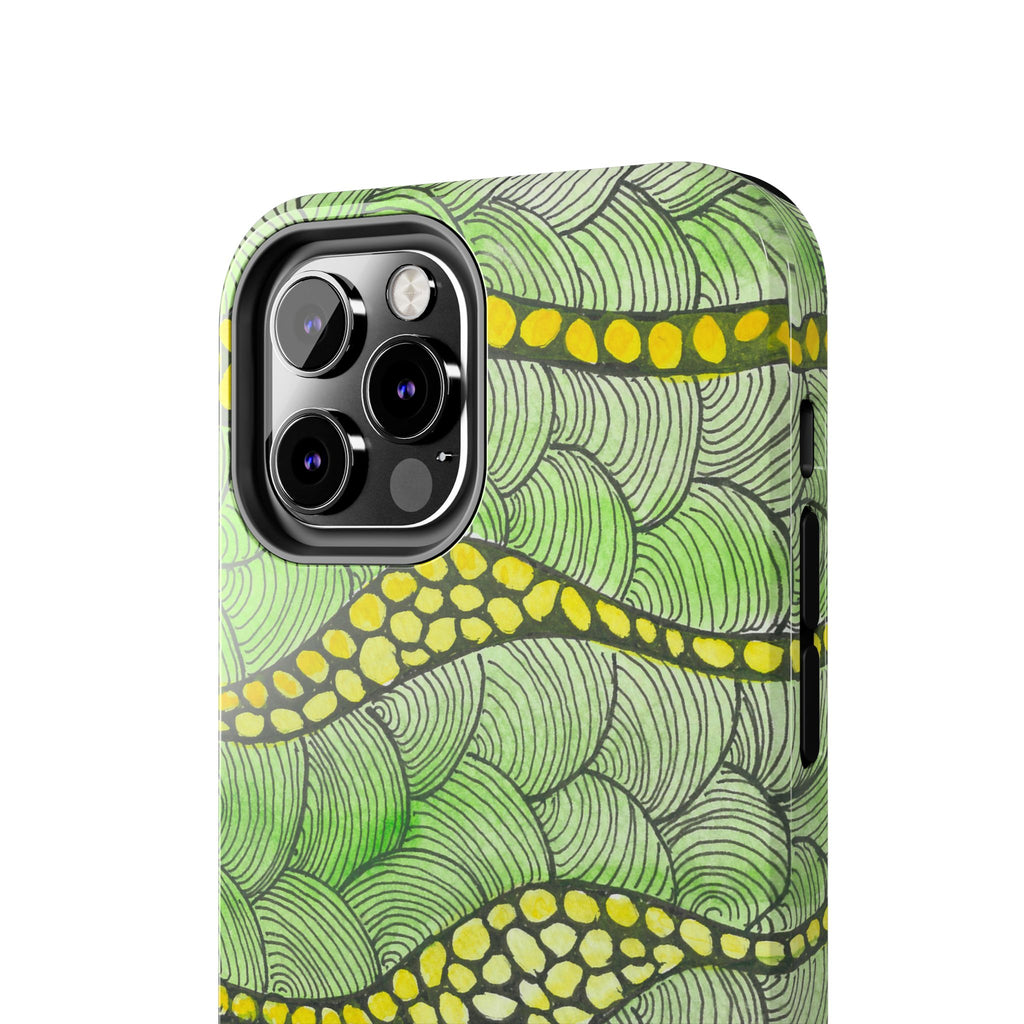 Tough Phone Case - All iPhones and Samsung Galaxys - Exciting Abstract Design #13 Watcha Thinking