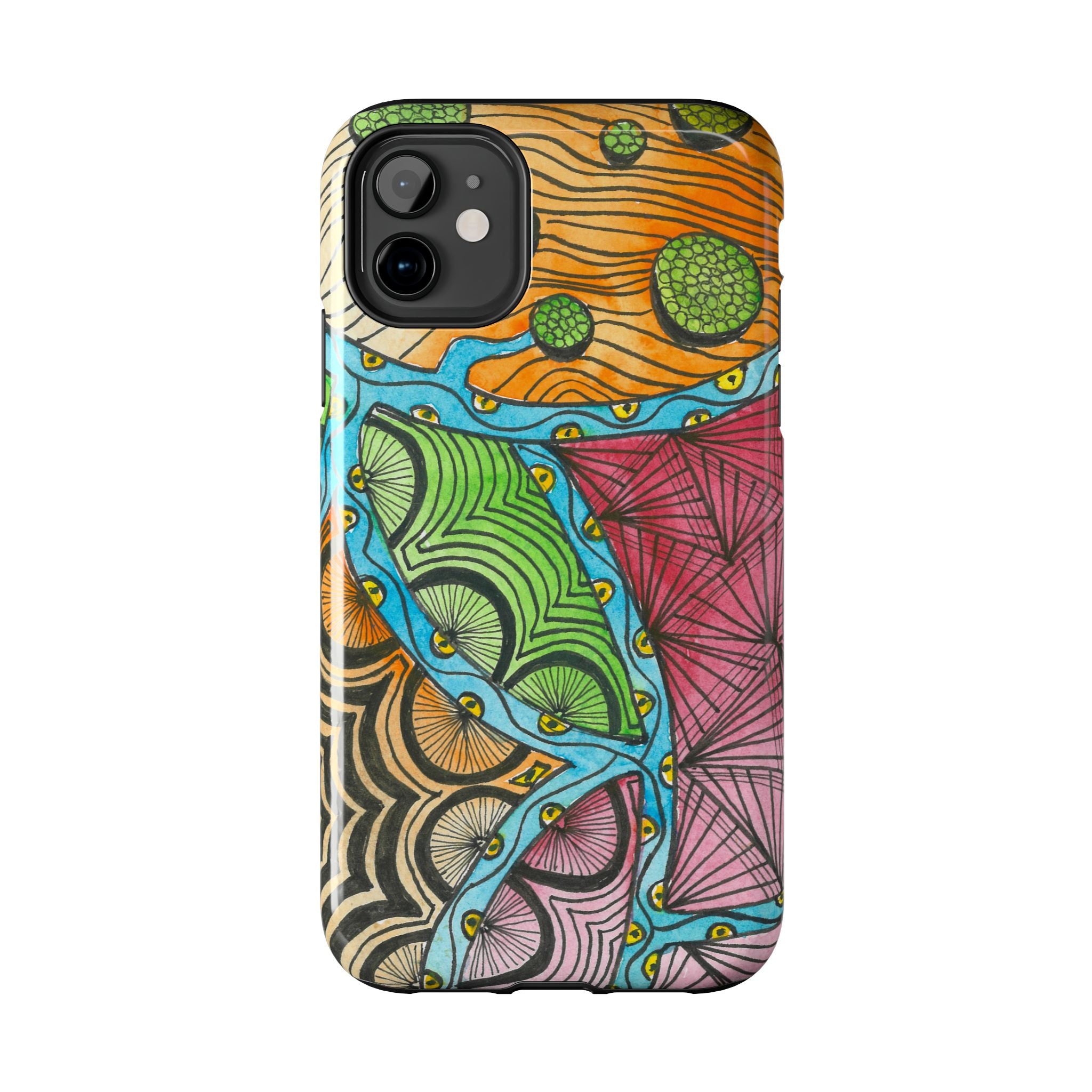 Tough Phone Case - All iPhones and Samsung Galaxys - Exciting Abstract Design #11 Today's The Day