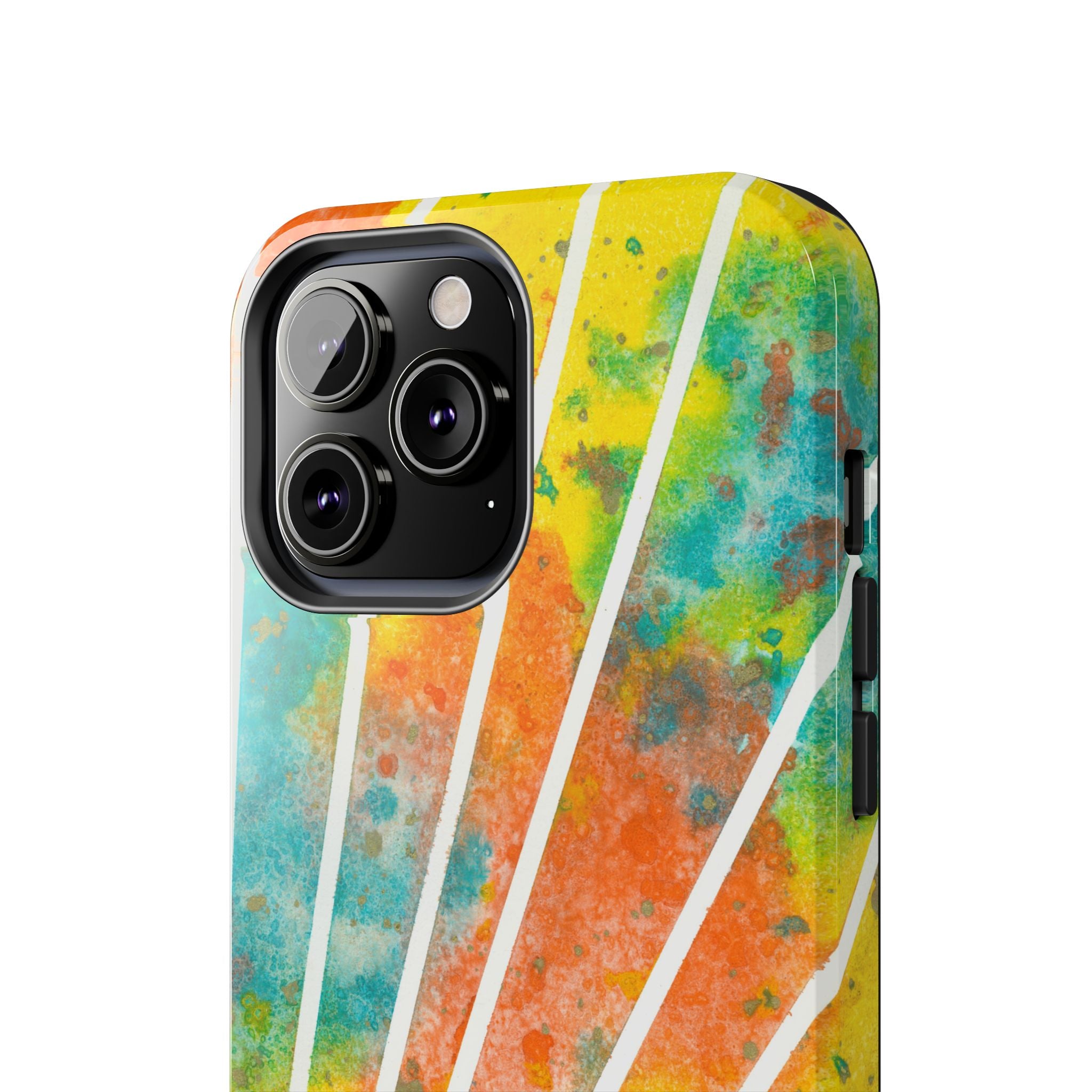 Tough Phone Case - All iPhones and Samsung Galaxys - Exciting Abstract Design #101 Your Energy Radiates