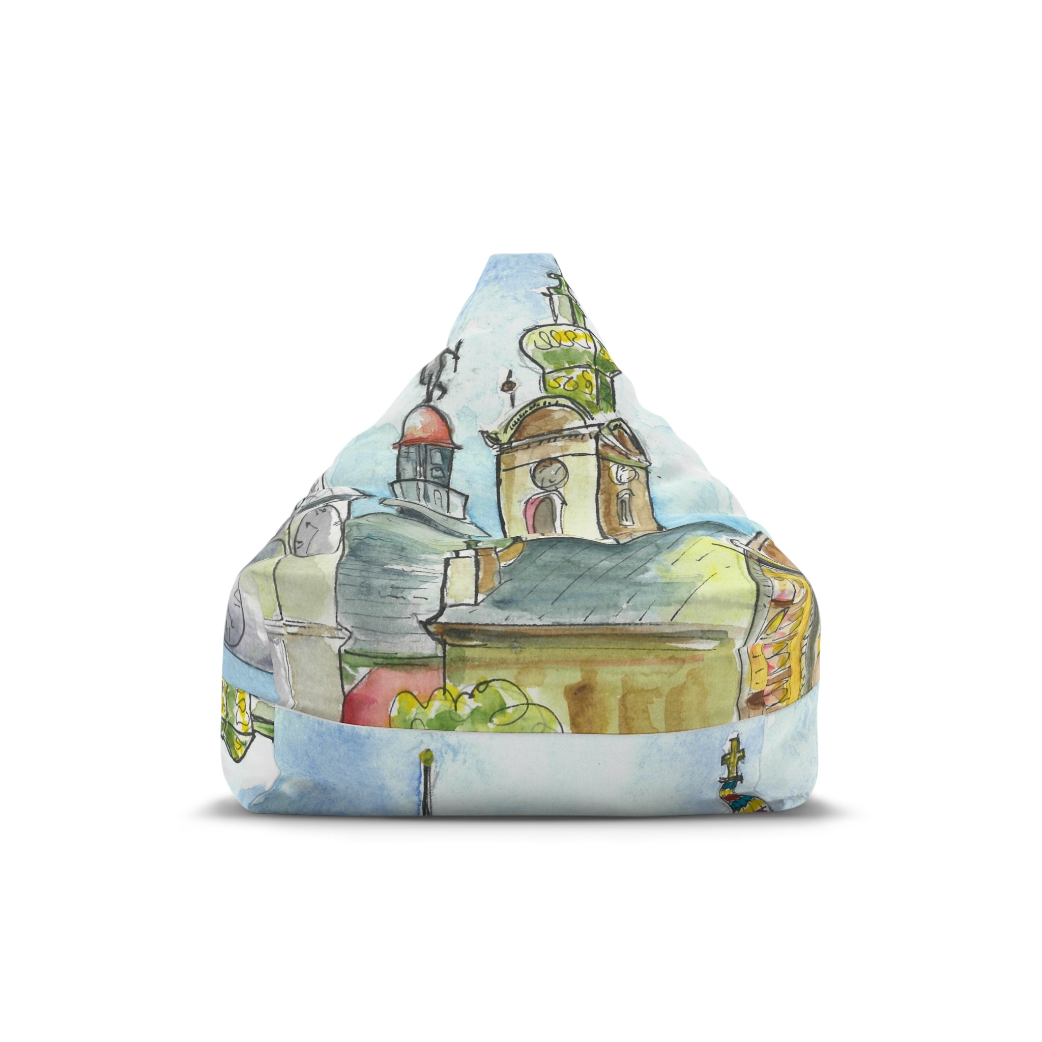 Bean Bag Chair Covers For Indoor & Outdoor - 2 Sizes - Exciting Abstract Design #95 Beautiful Novi Sad - Serbia