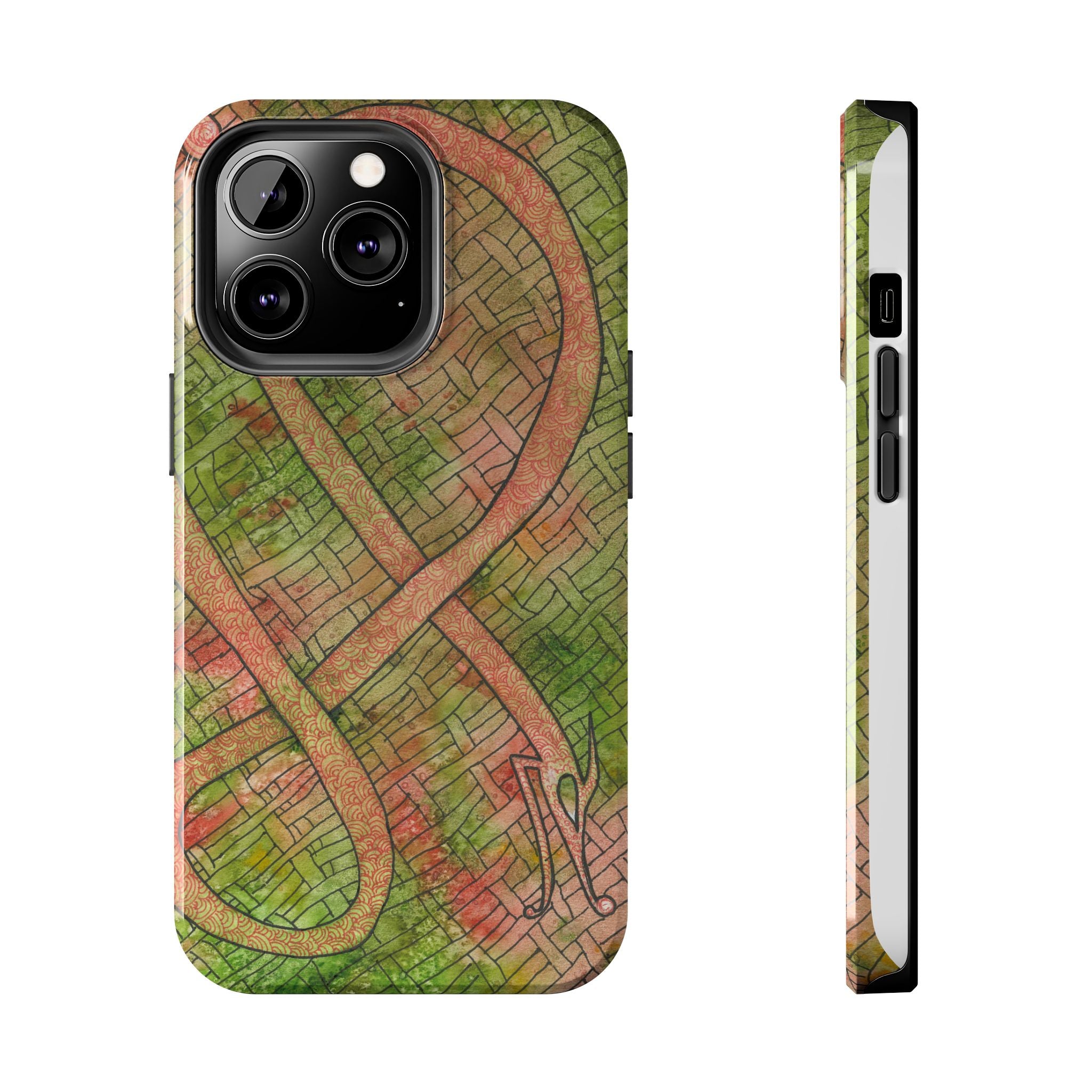Tough Phone Case - All iPhones and Samsung Galaxys - Exciting Abstract Design #57 Celtic Flavours