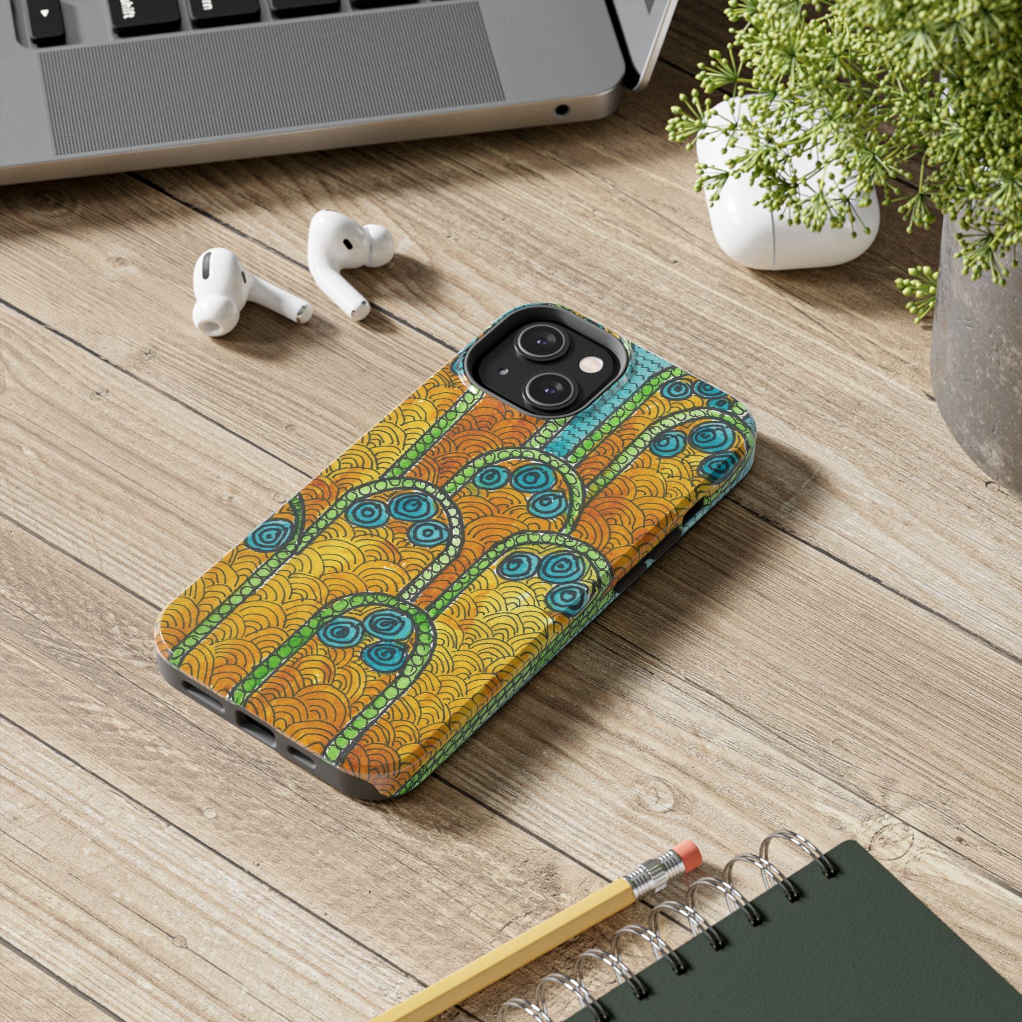 Tough Phone Case - All iPhones and Samsung Galaxys - Exciting Abstract Design #87 Belgrade Impressions - Serbia