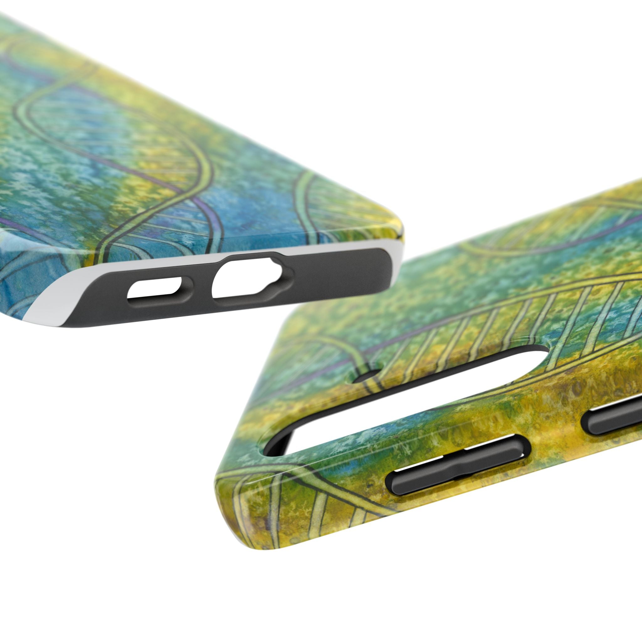 Tough Phone Case - All iPhones and Samsung Galaxys - Exciting Abstract Design #99 Crop of DNA