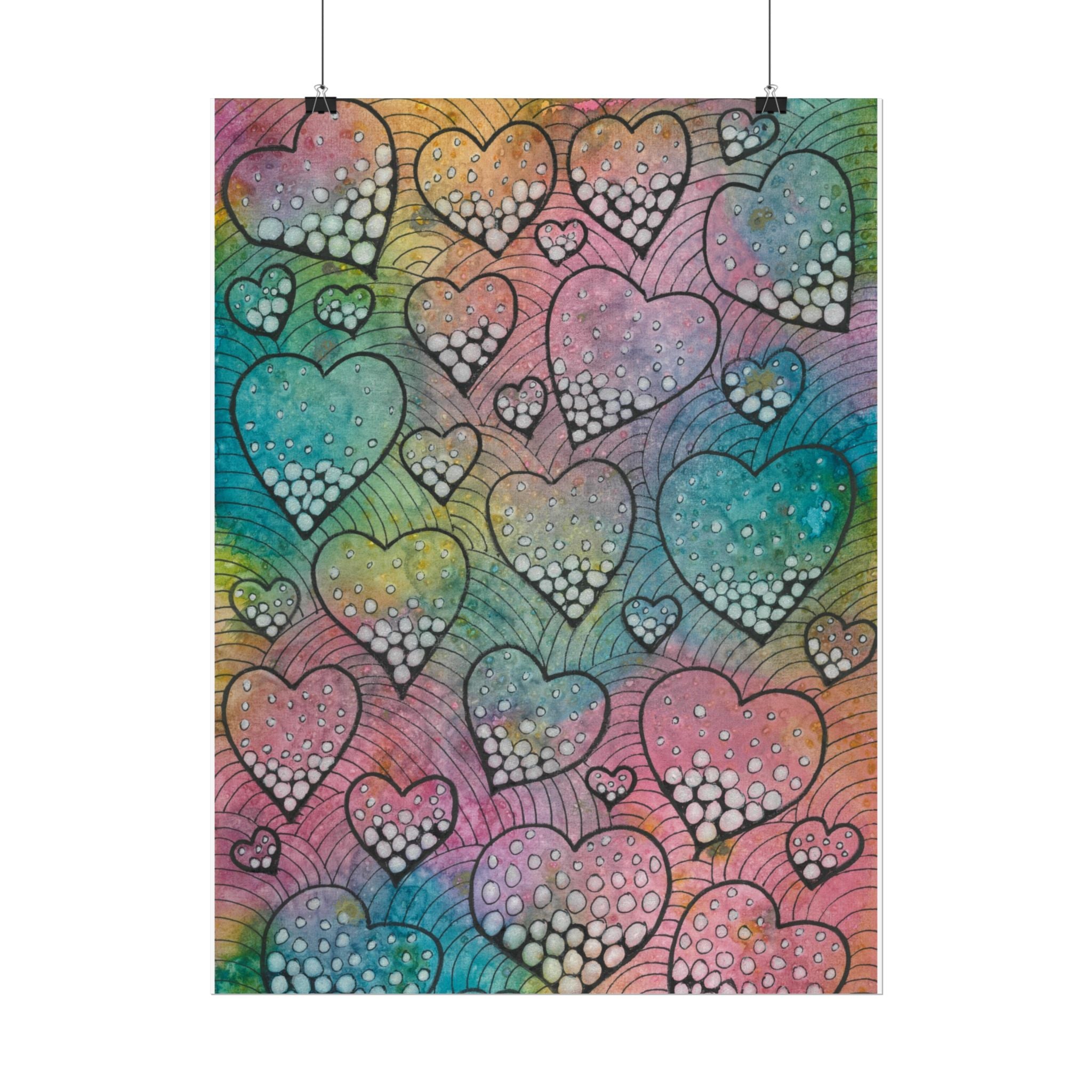 Large Colourful Wall Art, Posters & Prints, For Office, Bedroom or Living Room, or Special Gift #97 What's Love Got To Do With It?