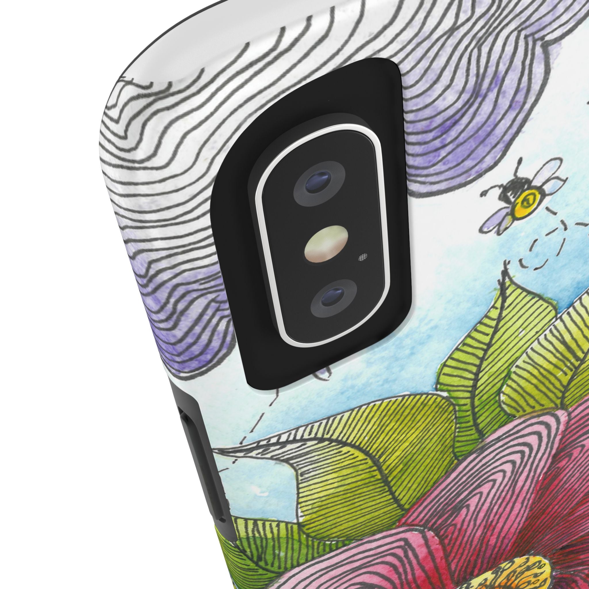 Tough Phone Case - All iPhones and Samsung Galaxys - Exciting Abstract Design  #4 Bloom'n