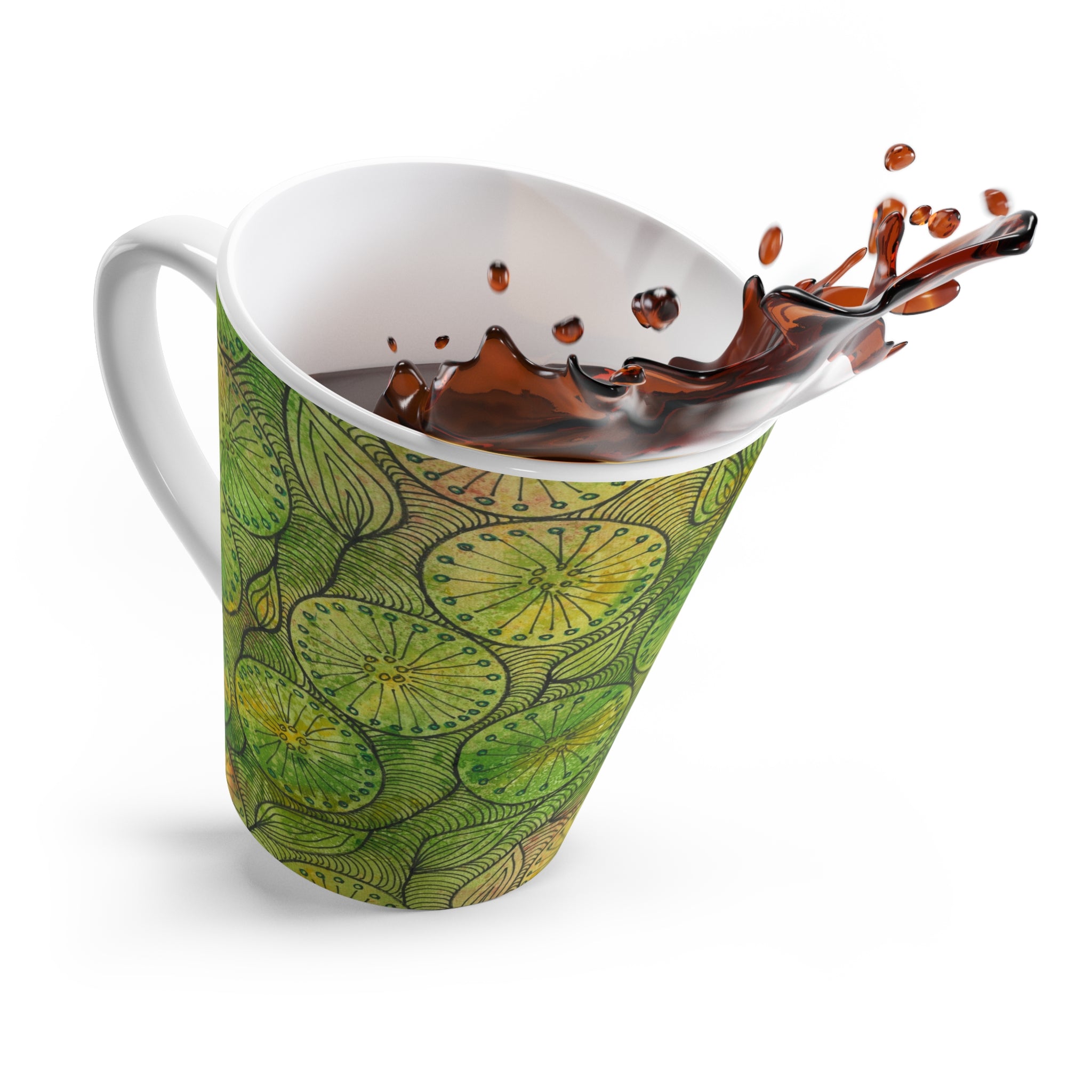 Coffee Mugs and Cups. Colourful Abstract Designs. Perfect for Home, Office or Special Gift #63 Margarita Mondays