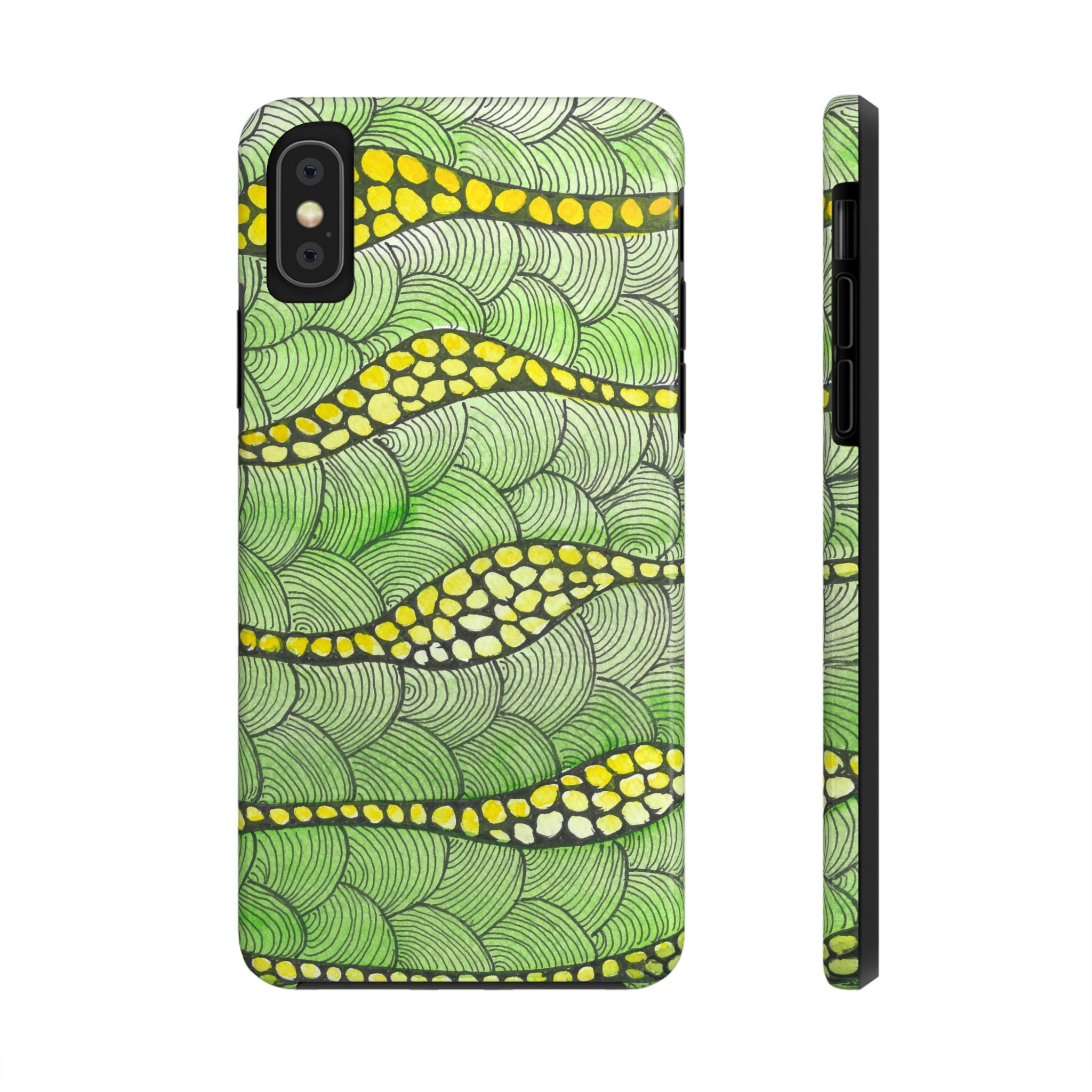 Tough Phone Case - All iPhones and Samsung Galaxys - Exciting Abstract Design #13 Watcha Thinking