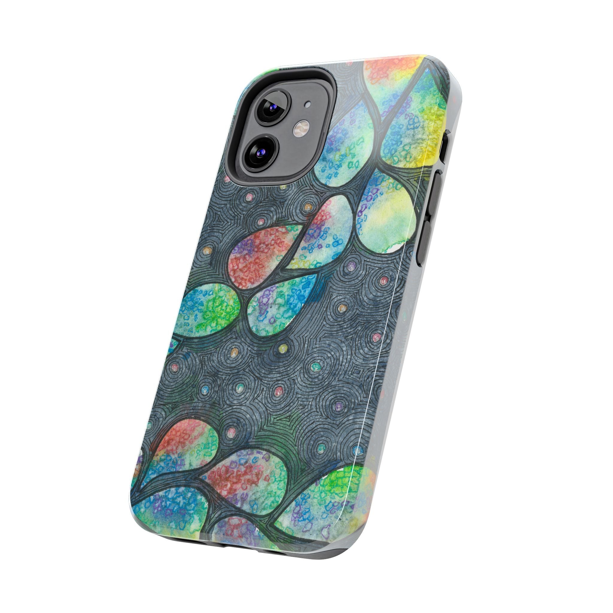 Tough Phone Case - All iPhones and Samsung Galaxys - Exciting Abstract Design #30 Give Us A Minute