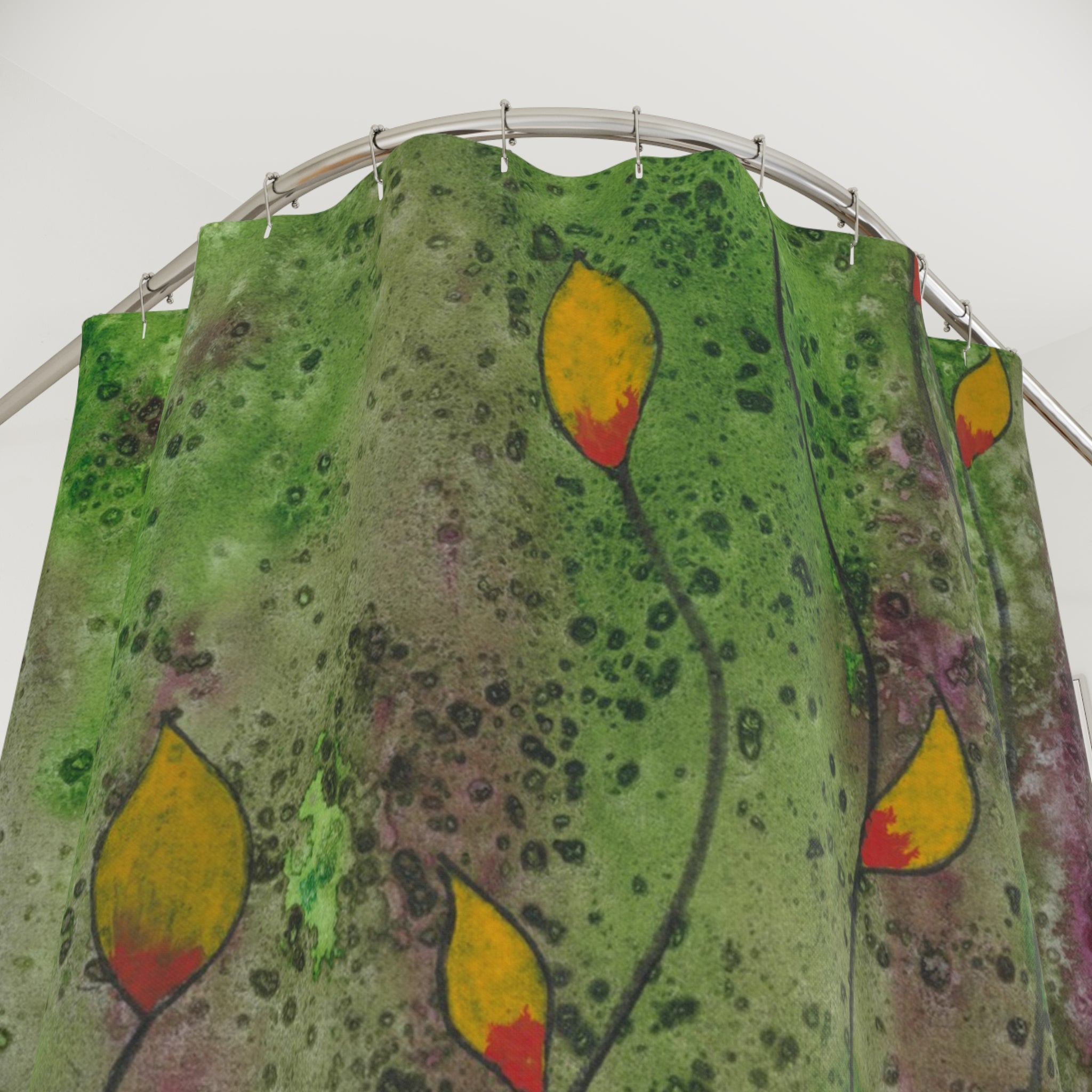 Beautiful Shower Curtains to Refresh Your Bathroom. Colourful Abstract Designs. Perfect For Your Bathroom or Special House-Warming Gift #98 HOPE