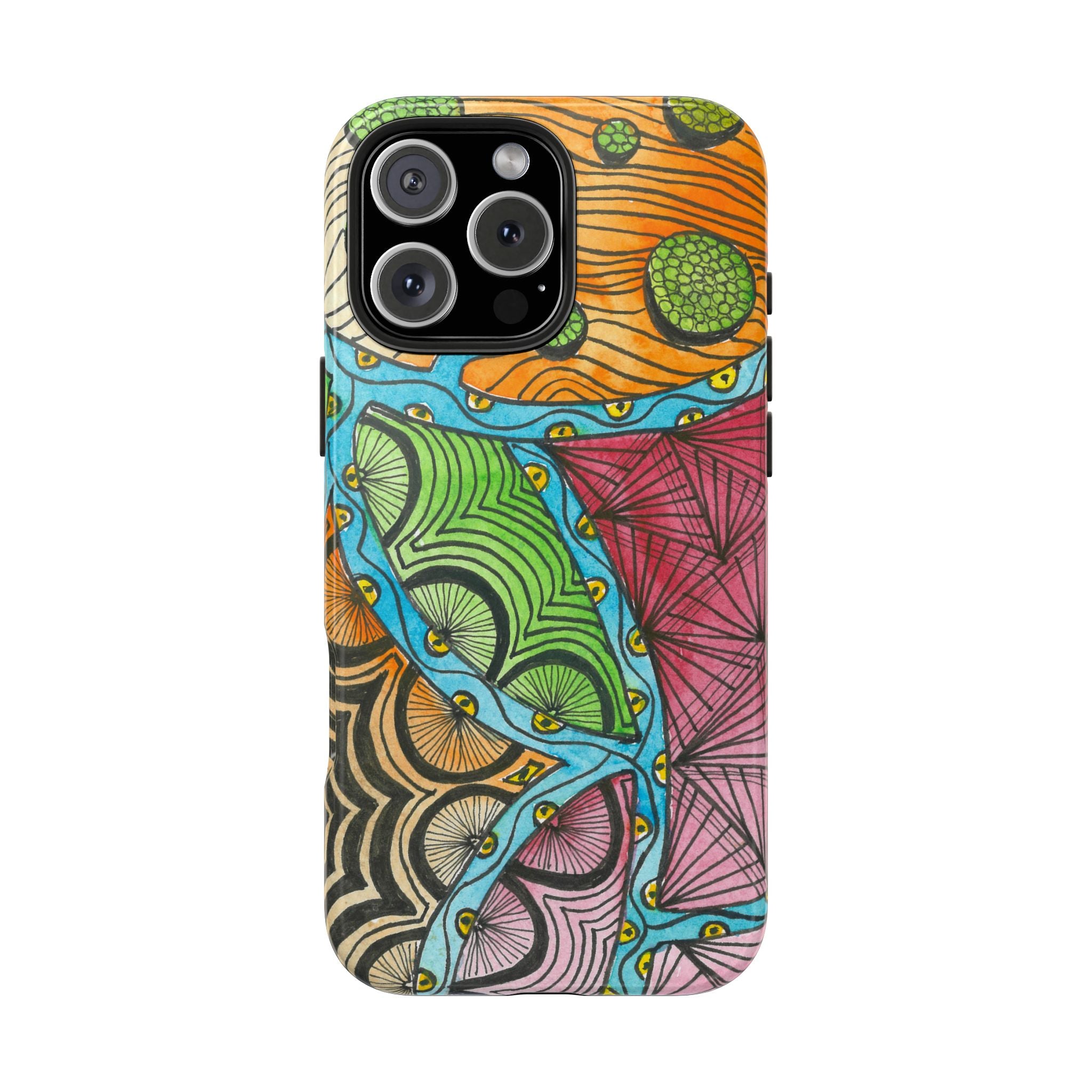 Tough Phone Case - All iPhones and Samsung Galaxys - Exciting Abstract Design #11 Today's The Day