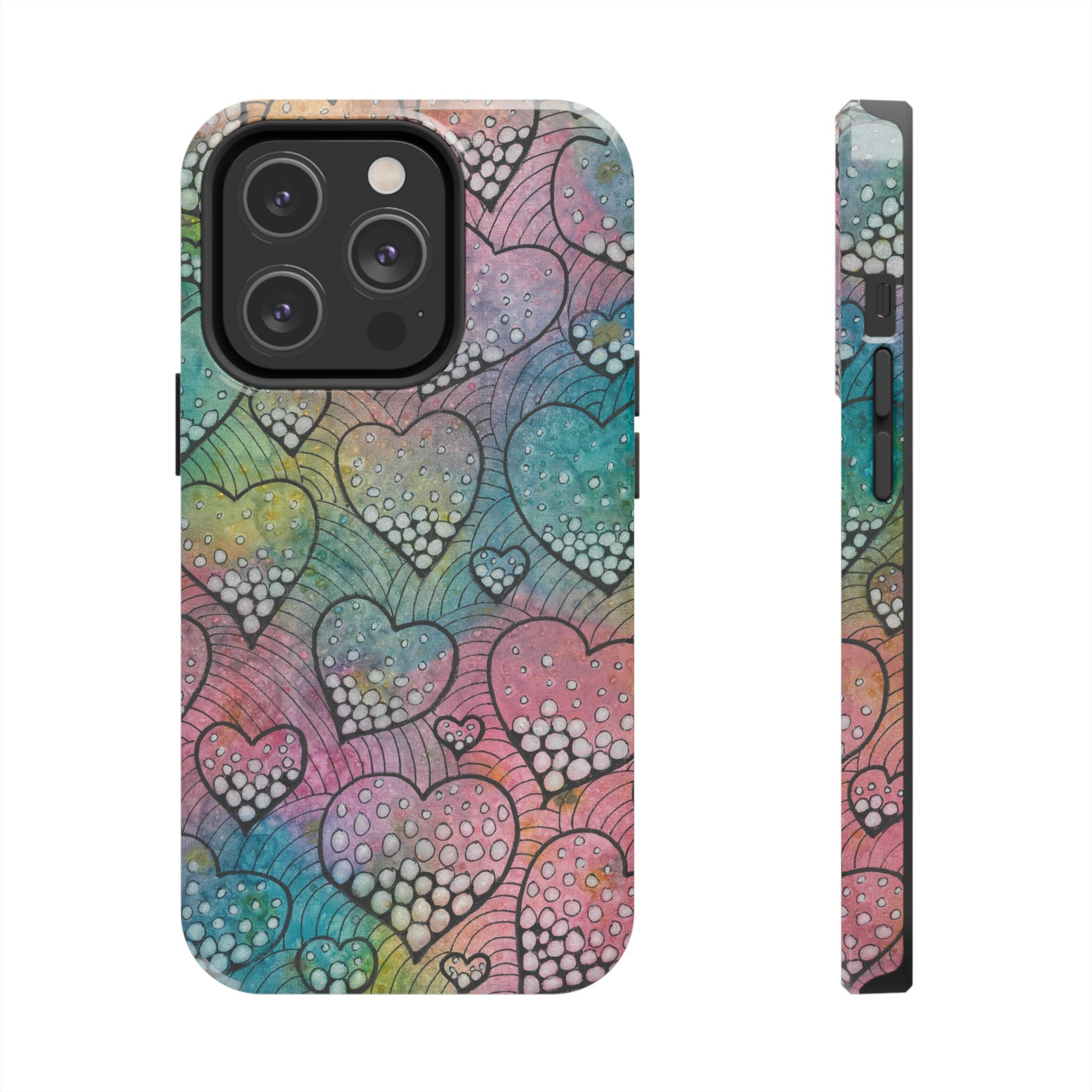 Tough Phone Case - All iPhones and Samsung Galaxys - Exciting Abstract Design #97 What's Love Got To Do With It