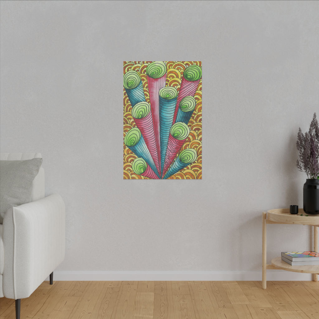 Large Colourful Wall Art, Canvas Prints, For Office, Bedroom or Living Room, or Special Gift #93 On A Mission
