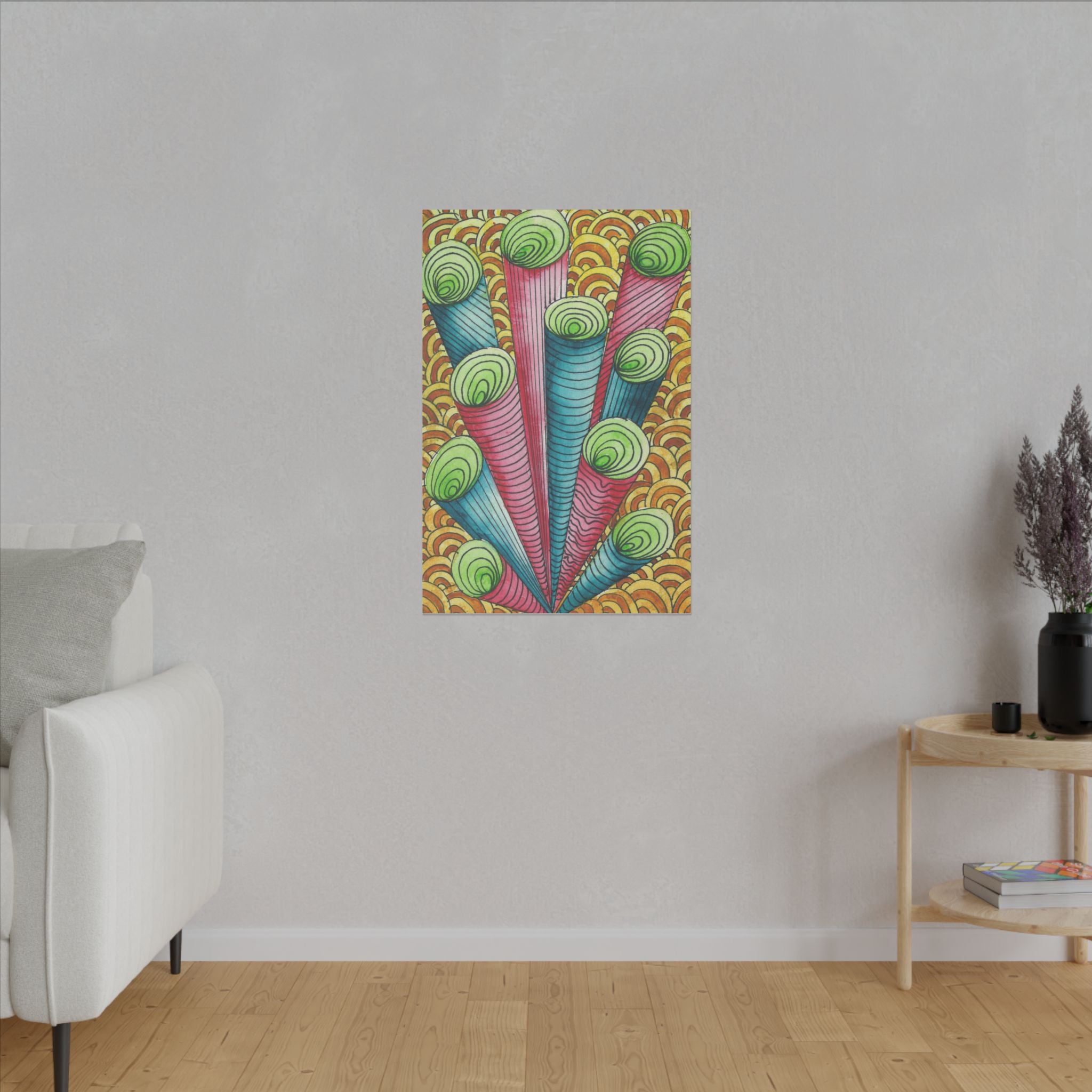 Large Colourful Wall Art, Canvas Prints, For Office, Bedroom or Living Room, or Special Gift #93 On A Mission