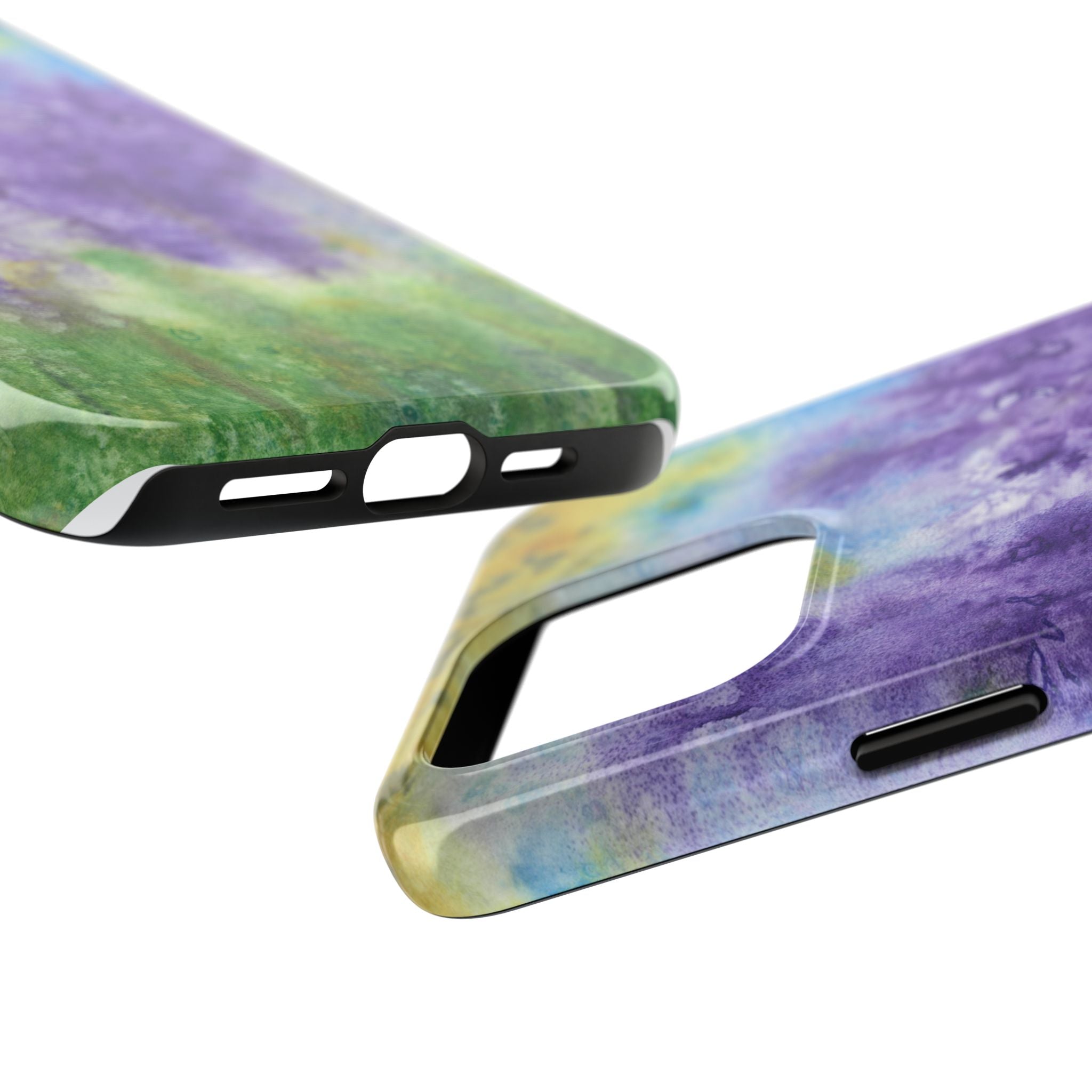 Tough Phone Case - All iPhones and Samsung Galaxys - Exciting Abstract Design #74 Lavender Fields