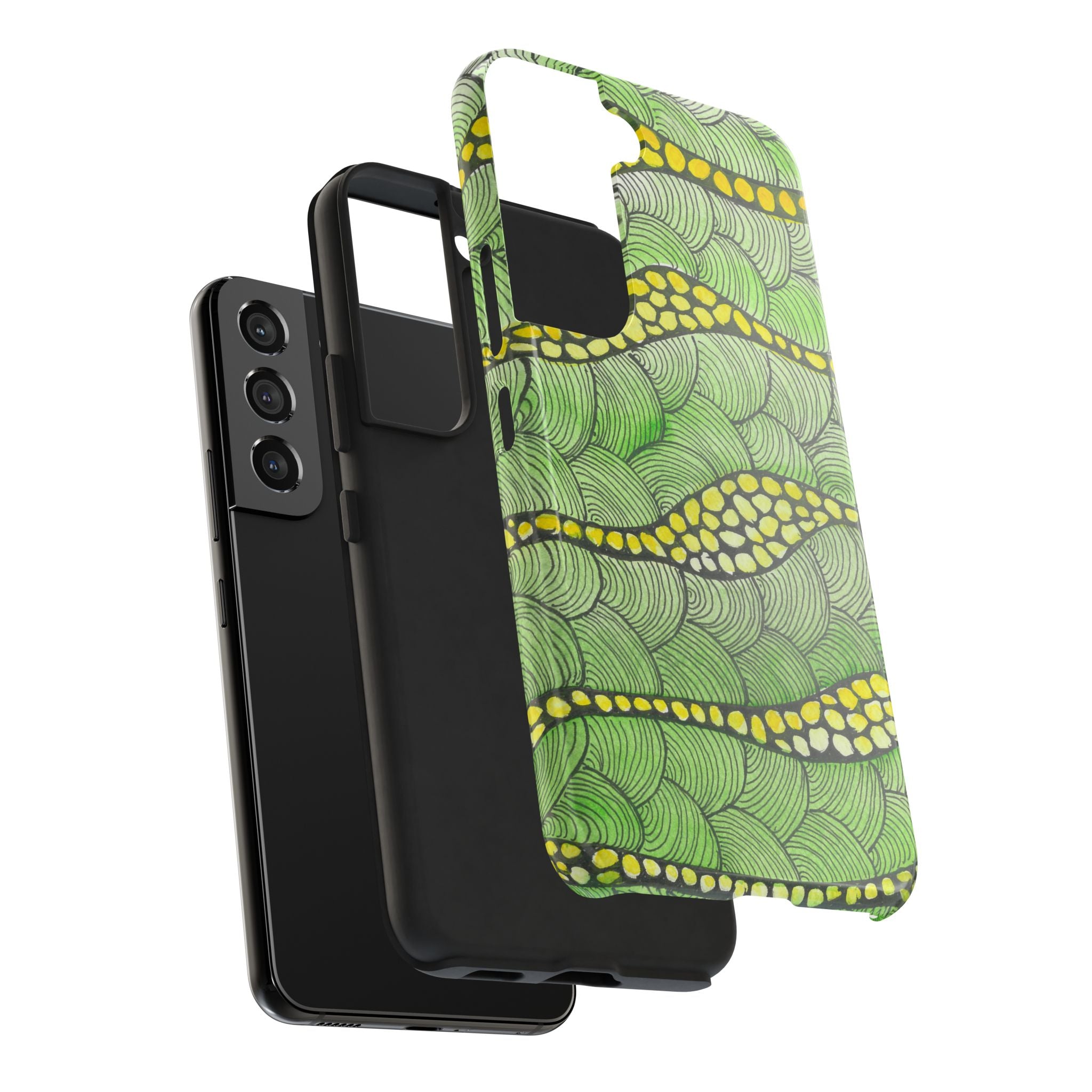 Tough Phone Case - All iPhones and Samsung Galaxys - Exciting Abstract Design #13 Watcha Thinking