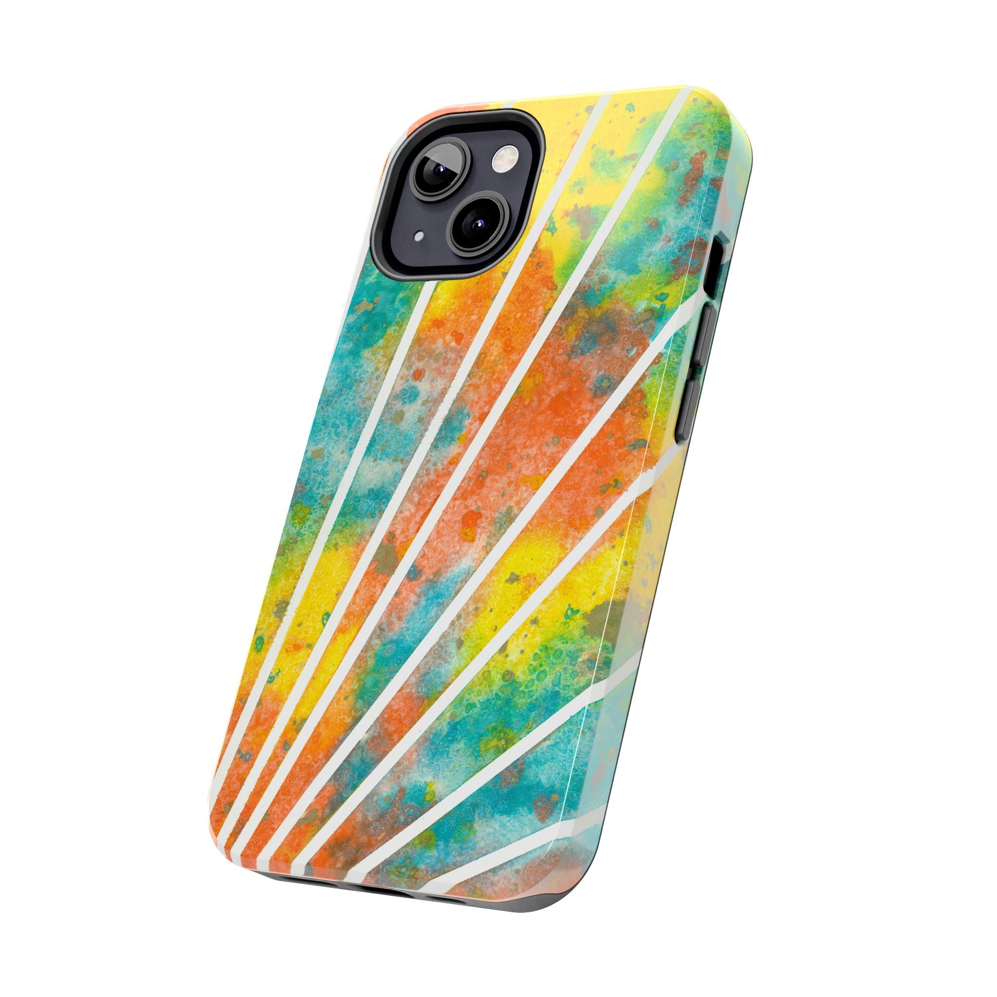 Tough Phone Case - All iPhones and Samsung Galaxys - Exciting Abstract Design #101 Your Energy Radiates