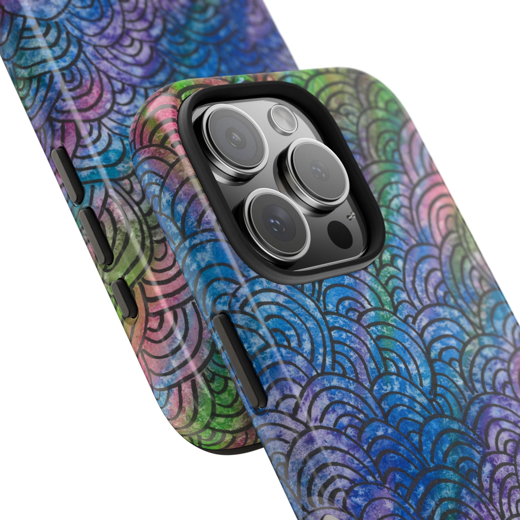 Tough Phone Case - All iPhones and Samsung Galaxys - Exciting Abstract Design #84 Ah! The Past