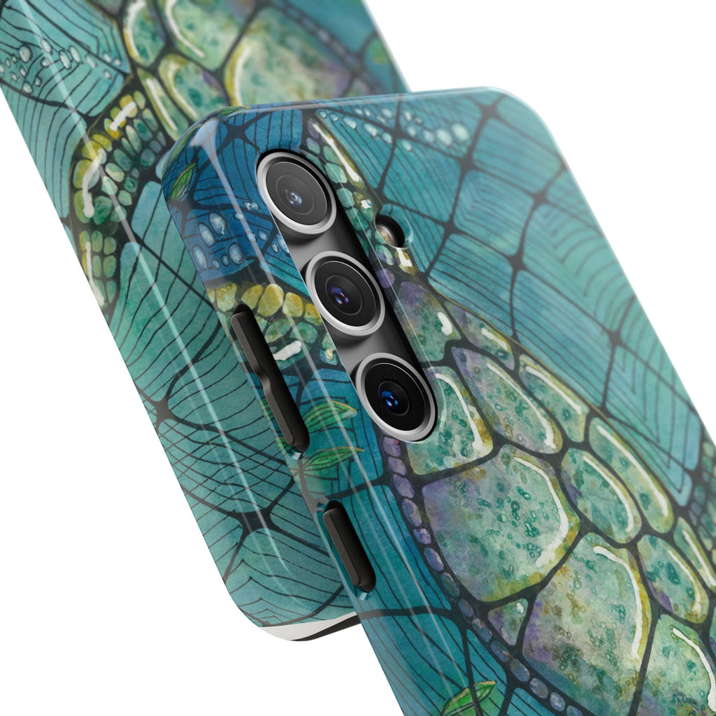 Tough Phone Case - All iPhones and Samsung Galaxys - Exciting Abstract Design #73 Turtling Along