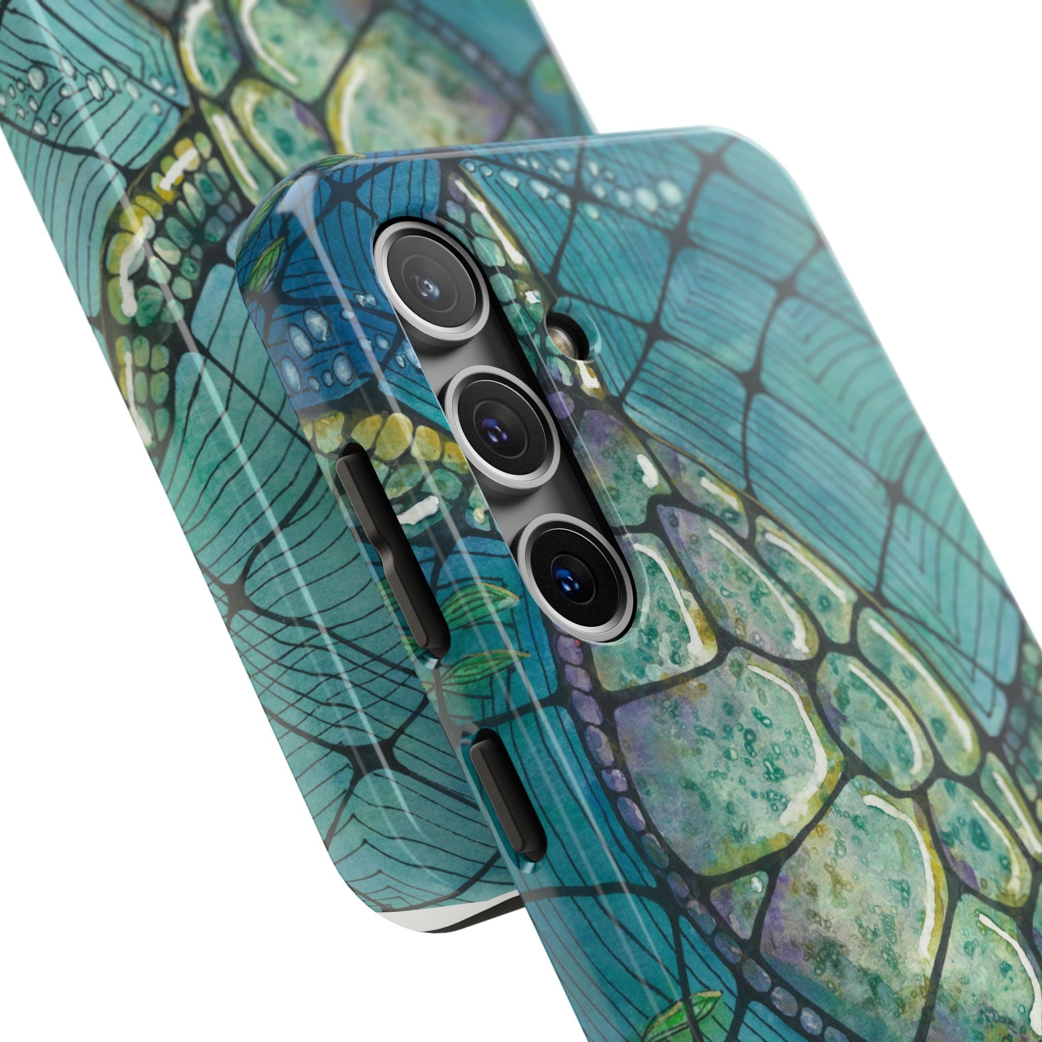 Tough Phone Case - All iPhones and Samsung Galaxys - Exciting Abstract Design #73 Turtling Along