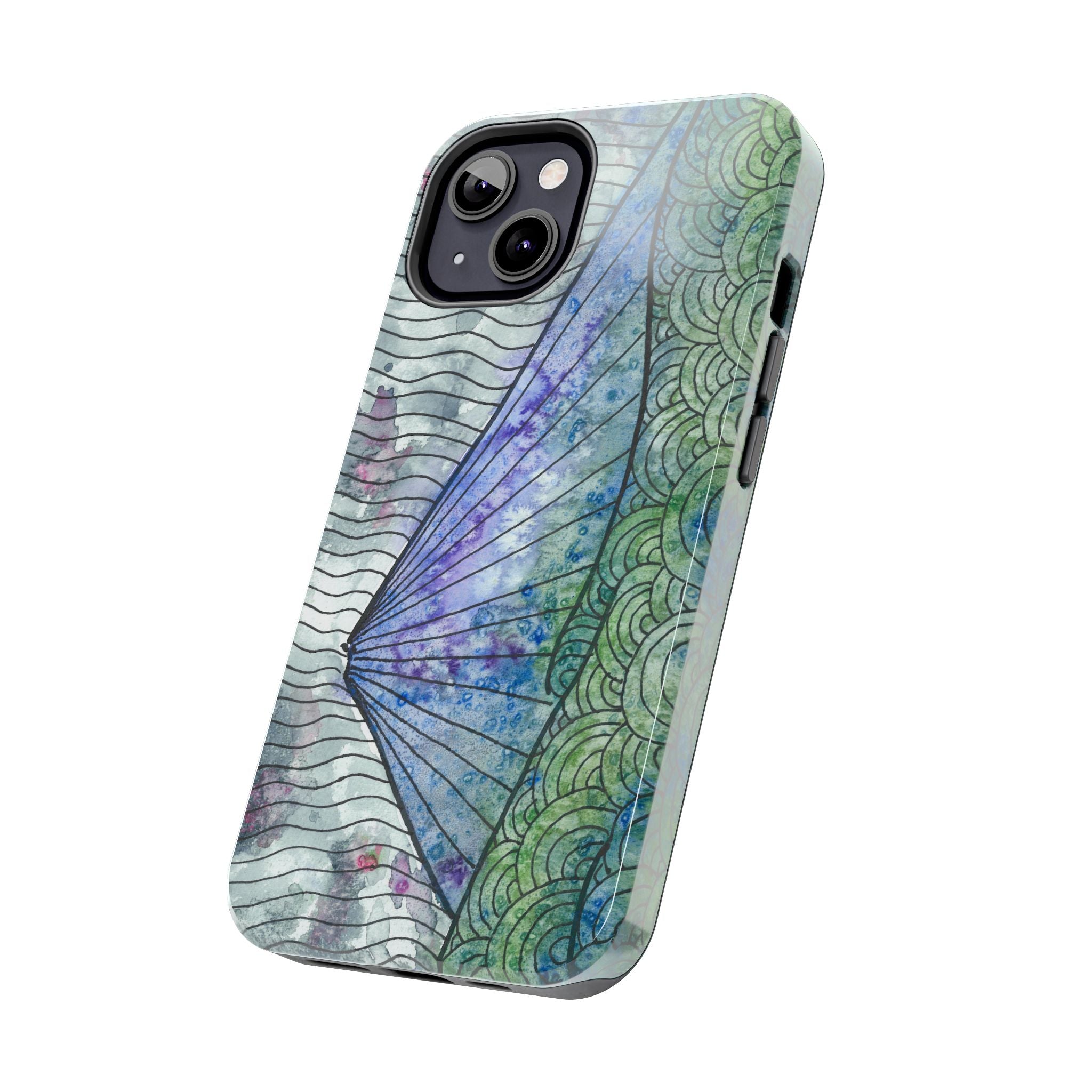 Tough Phone Case - All iPhones and Samsung Galaxys - Exciting Abstract Design #90 Rtanj Pyramid - Serbia