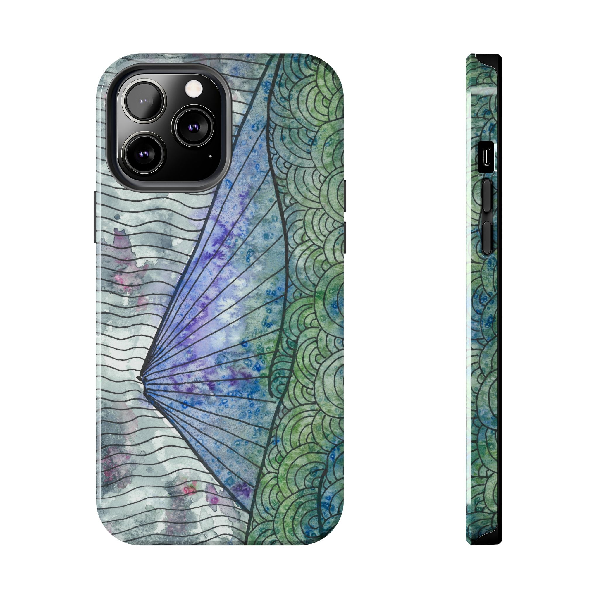 Tough Phone Case - All iPhones and Samsung Galaxys - Exciting Abstract Design #90 Rtanj Pyramid - Serbia