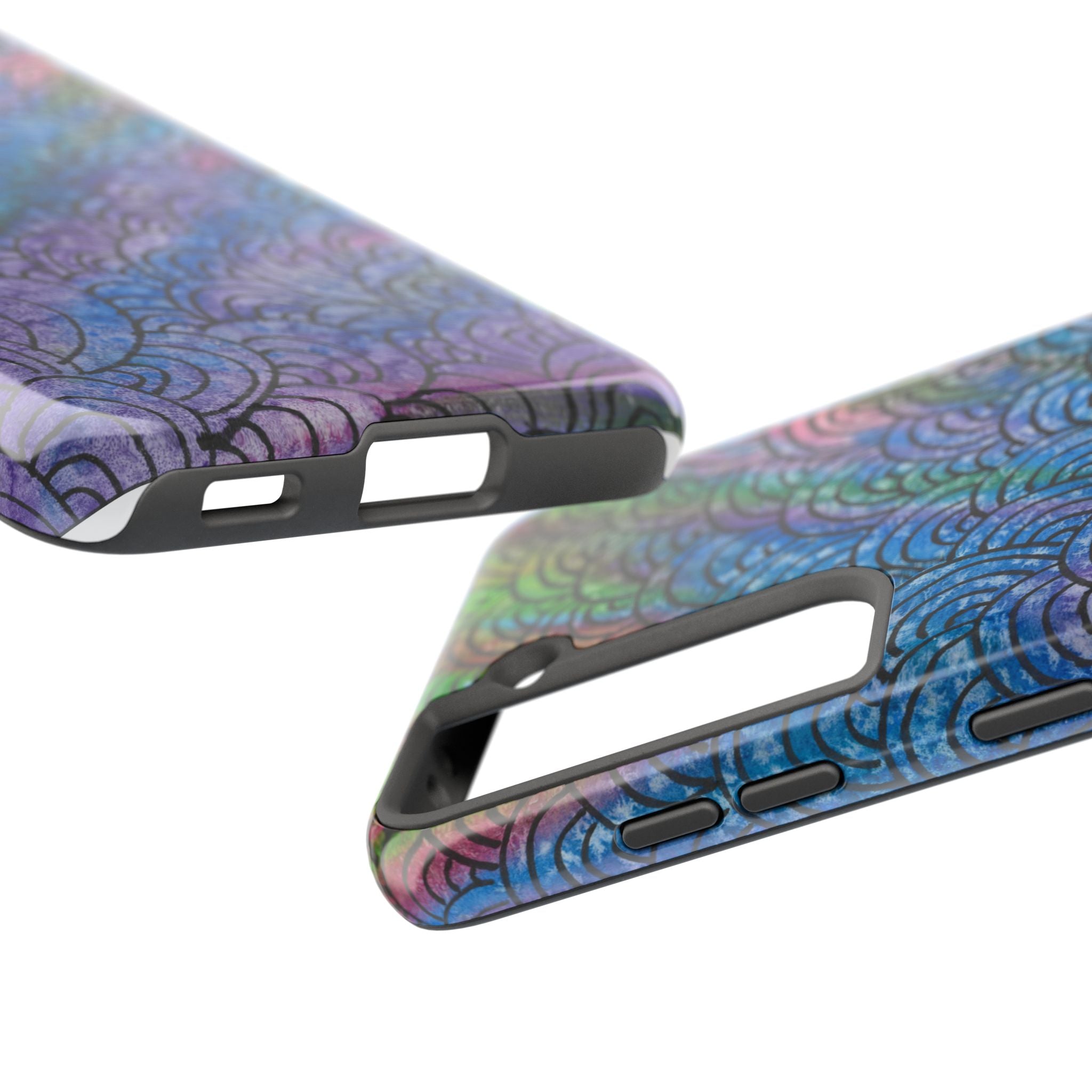 Tough Phone Case - All iPhones and Samsung Galaxys - Exciting Abstract Design #84 Ah! The Past