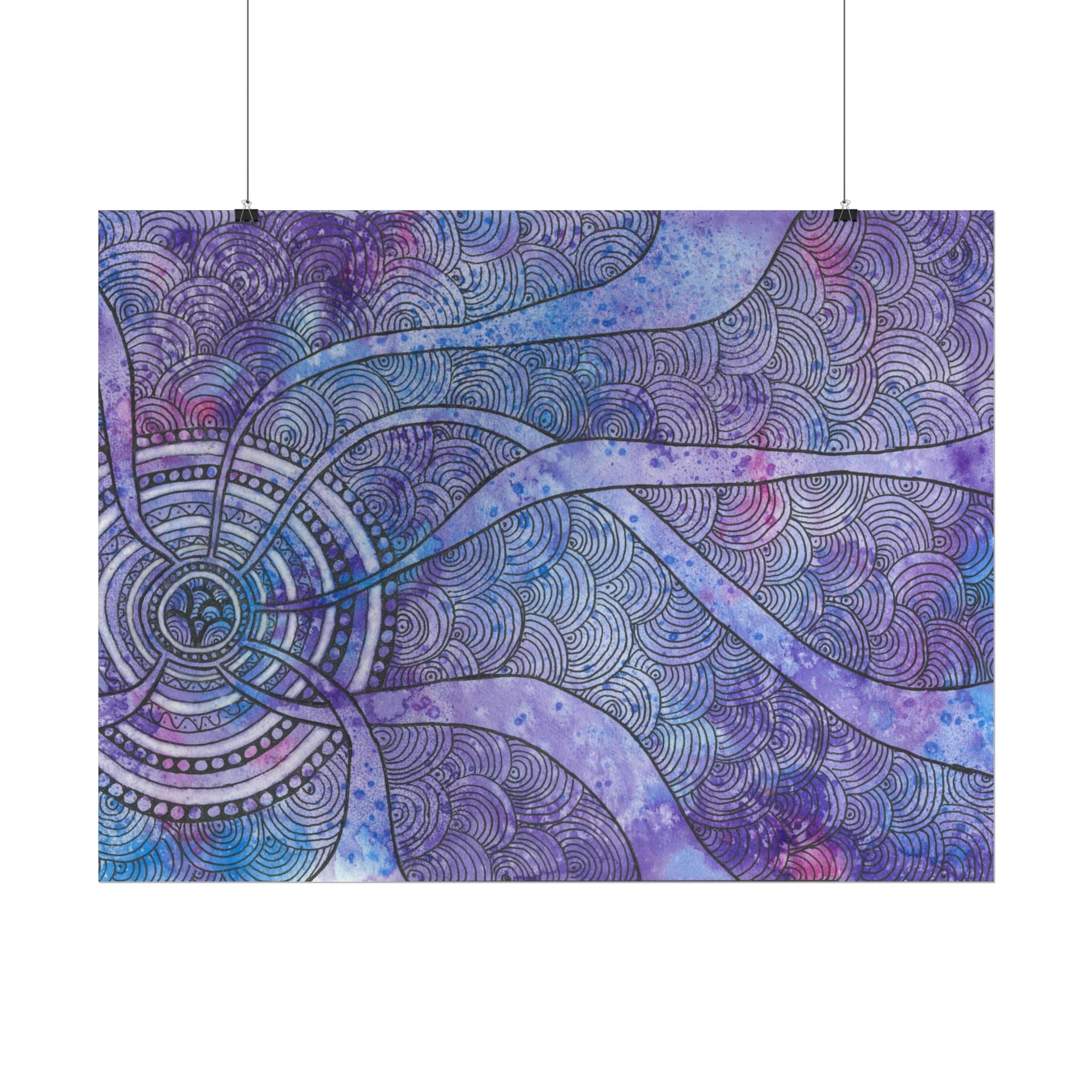 Large Colourful Wall Art, Posters & Prints, For Office, Bedroom or Living Room, or Special Gift  #56 The Way Home