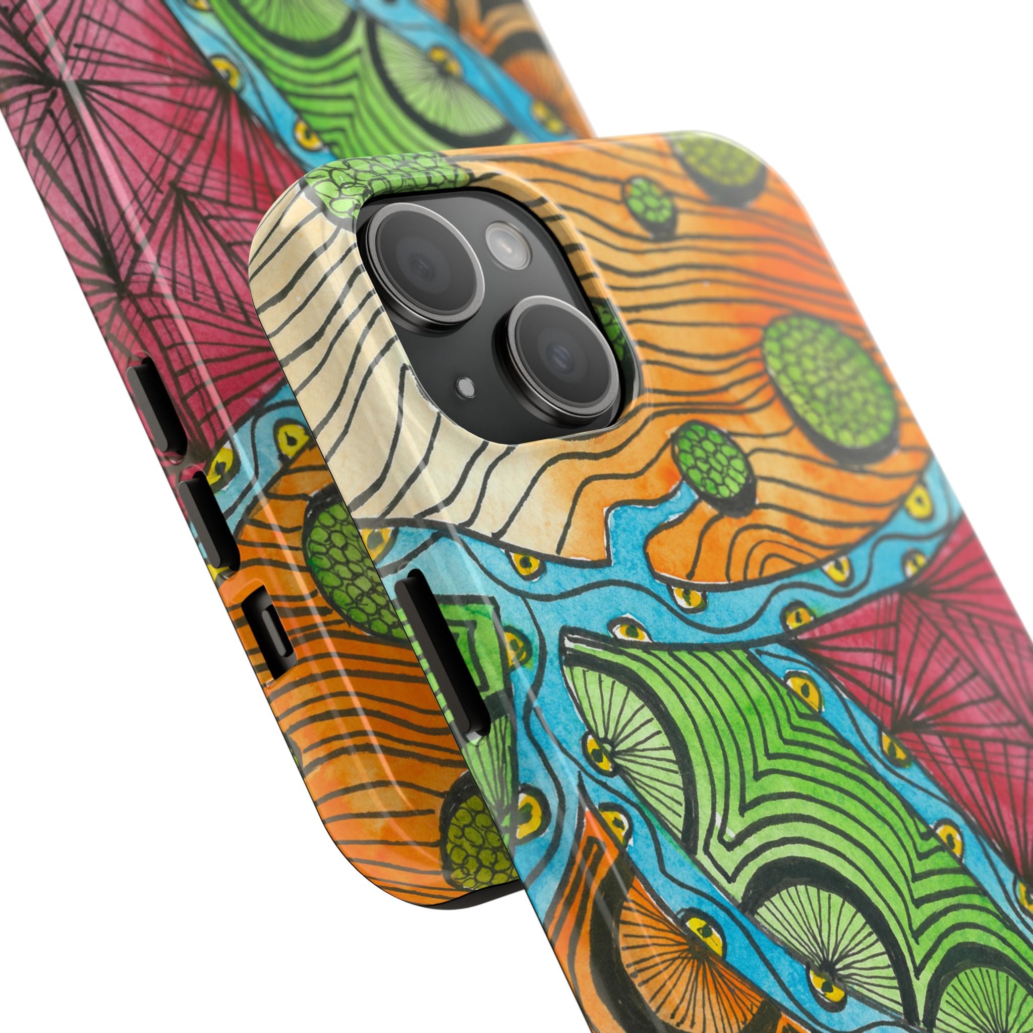 Tough Phone Case - All iPhones and Samsung Galaxys - Exciting Abstract Design #11 Today's The Day