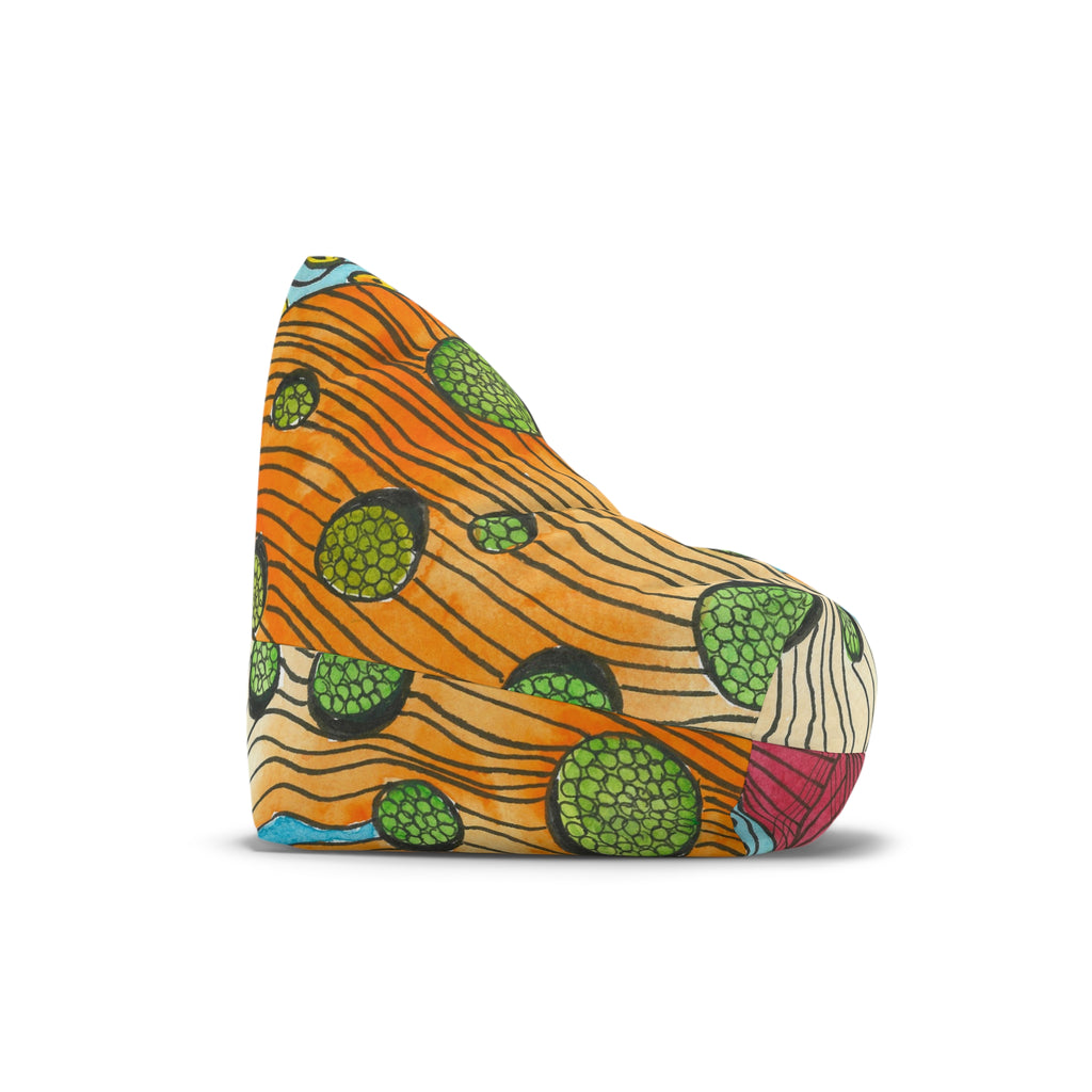 Bean Bag Chair Covers For Indoor & Outdoor - 2 Sizes - Exciting Abstract Design #11 Today's The Day