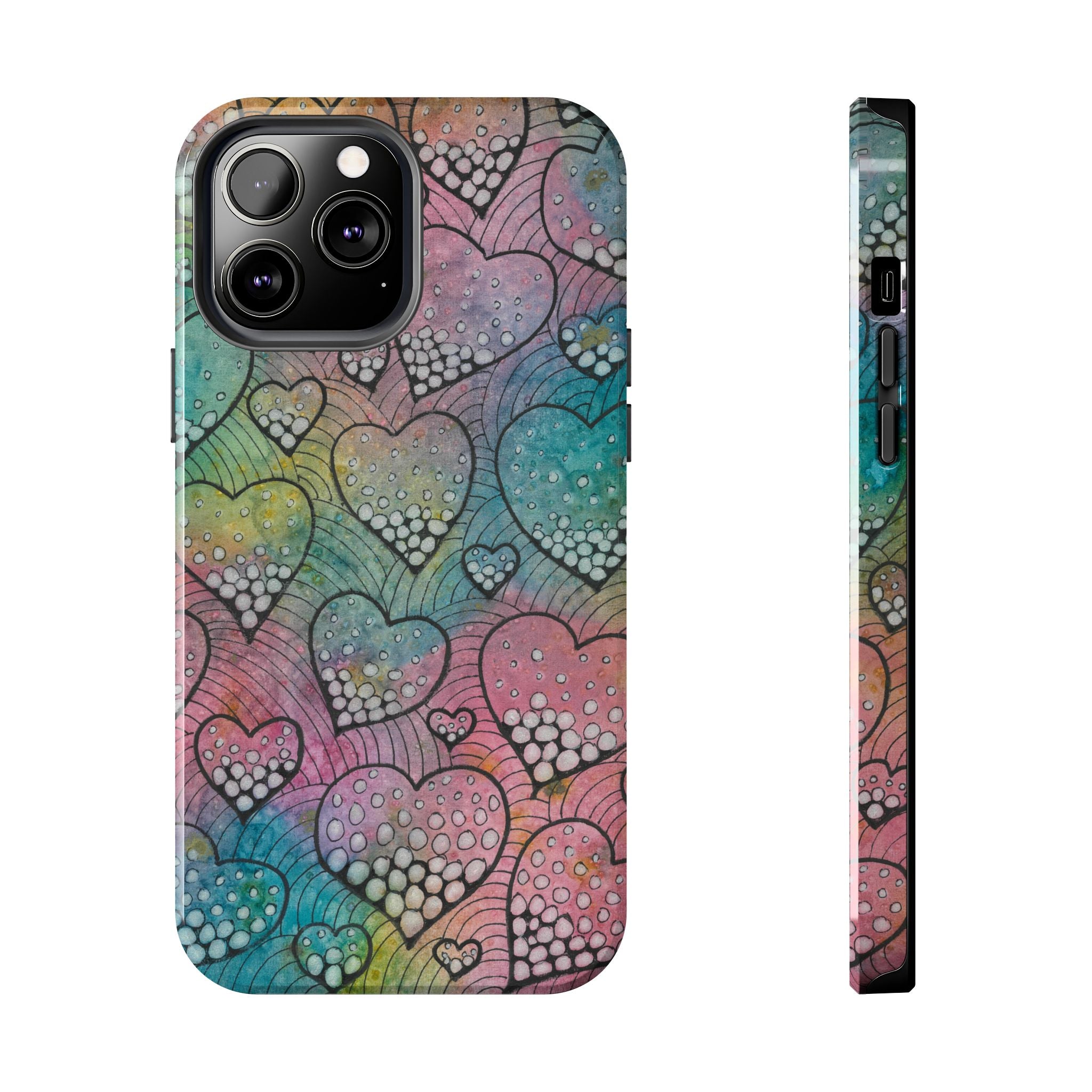 Tough Phone Case - All iPhones and Samsung Galaxys - Exciting Abstract Design #97 What's Love Got To Do With It
