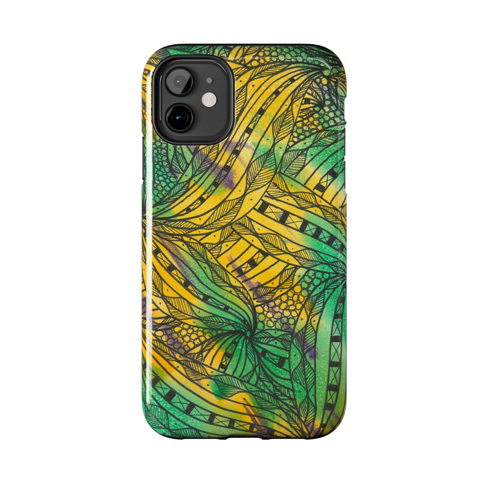Tough Phone Case - All iPhones and Samsung Galaxys - Exciting Abstract Design #37 Shubbery!
