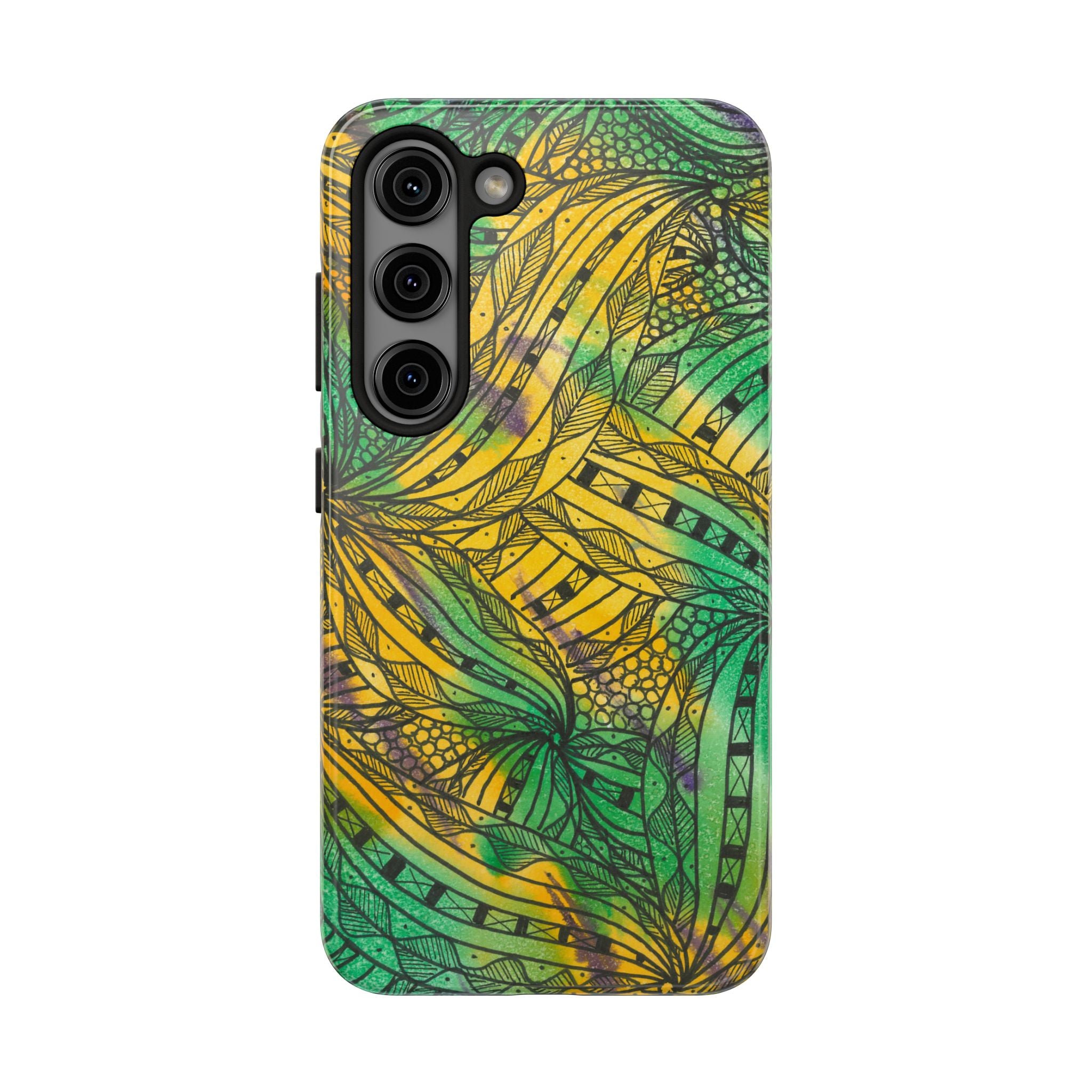 Tough Phone Case - All iPhones and Samsung Galaxys - Exciting Abstract Design #37 Shubbery!