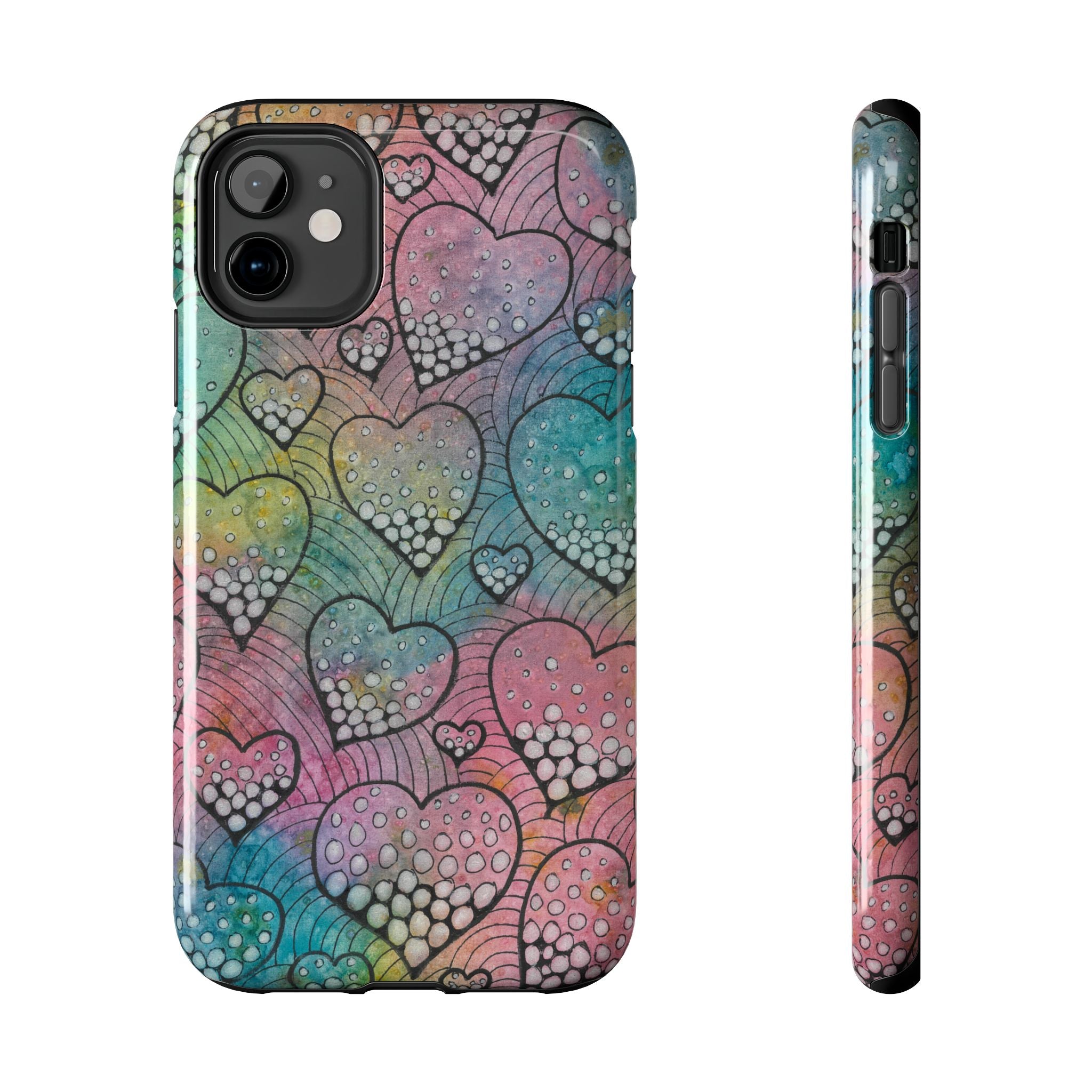 Tough Phone Case - All iPhones and Samsung Galaxys - Exciting Abstract Design #97 What's Love Got To Do With It