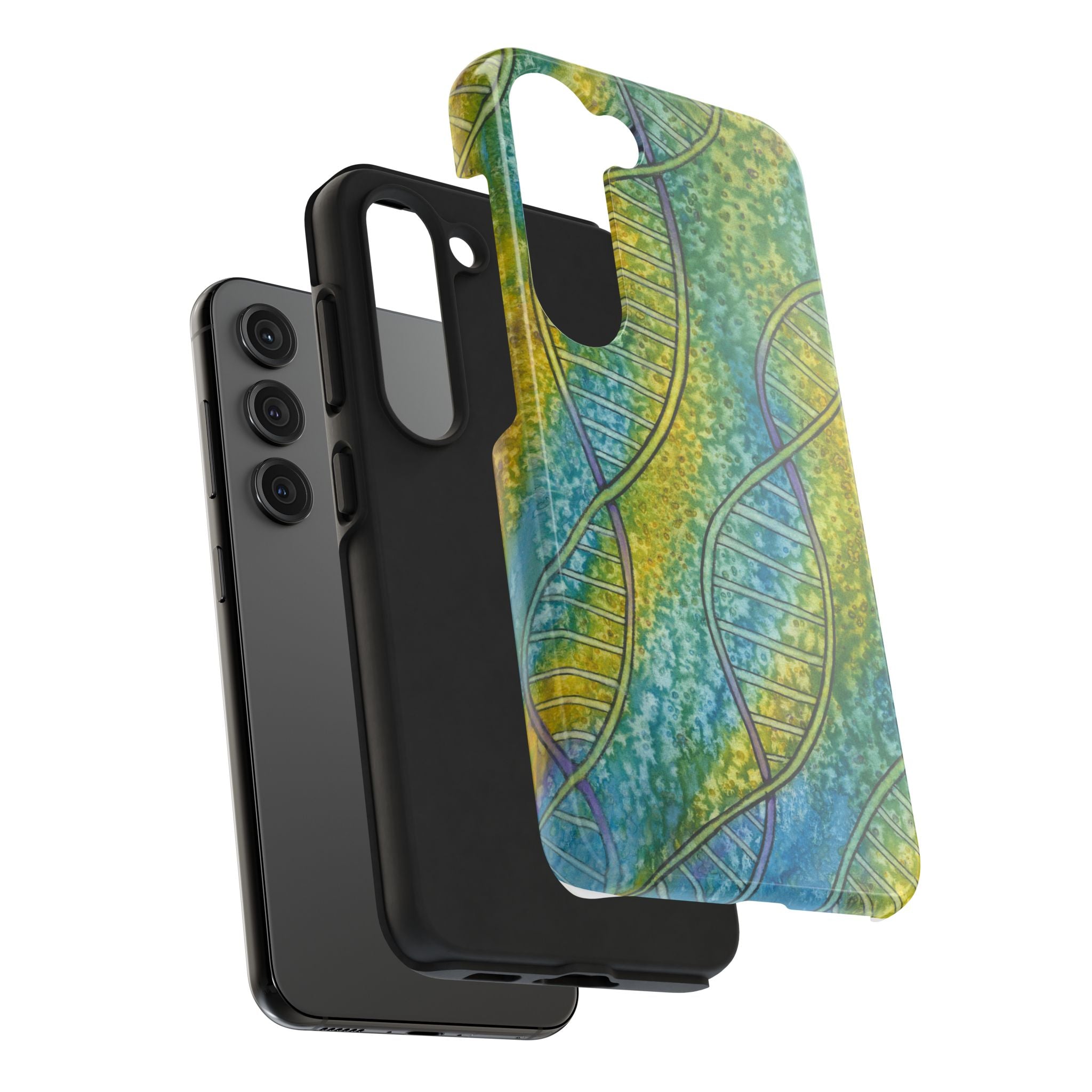 Tough Phone Case - All iPhones and Samsung Galaxys - Exciting Abstract Design #99 Crop of DNA
