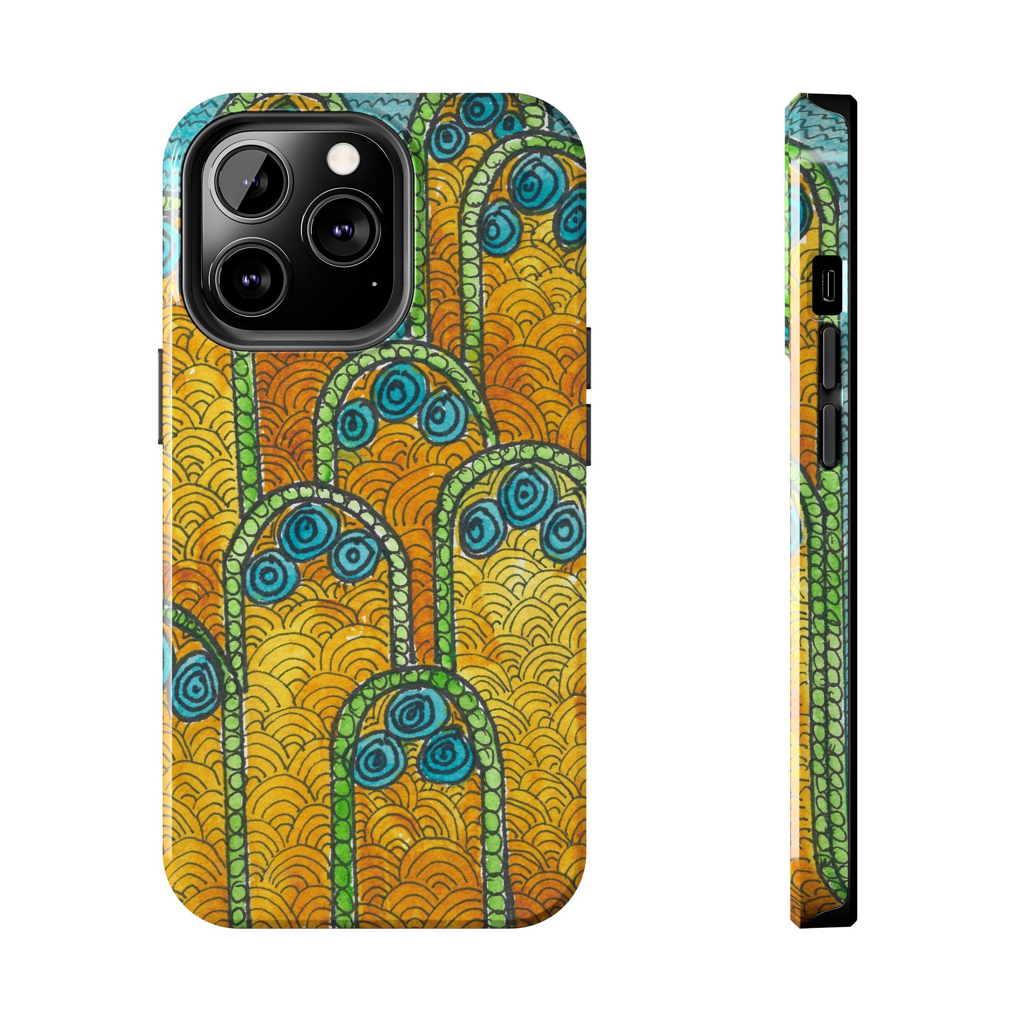 Tough Phone Case - All iPhones and Samsung Galaxys - Exciting Abstract Design #87 Belgrade Impressions - Serbia