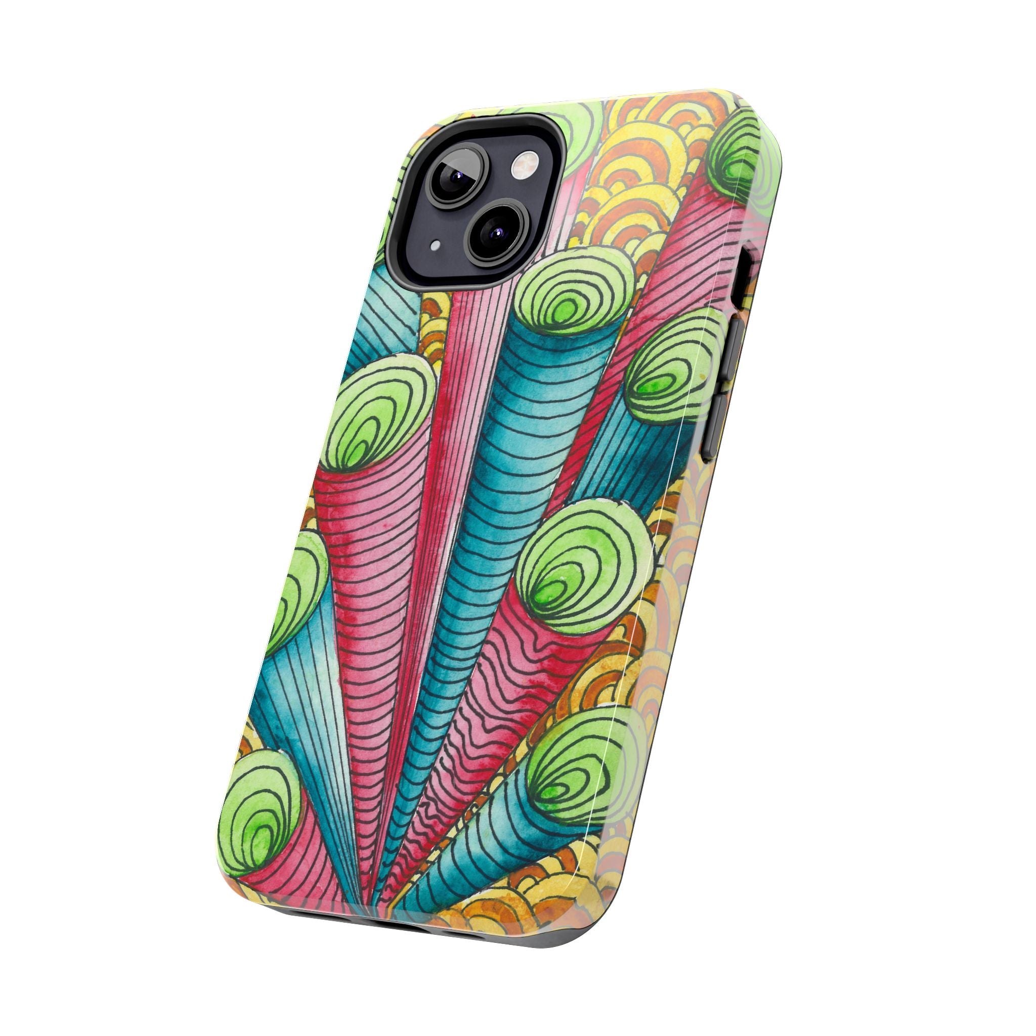 Tough Phone Case - All iPhones and Samsung Galaxys - Exciting Abstract Design #93 On A Mission