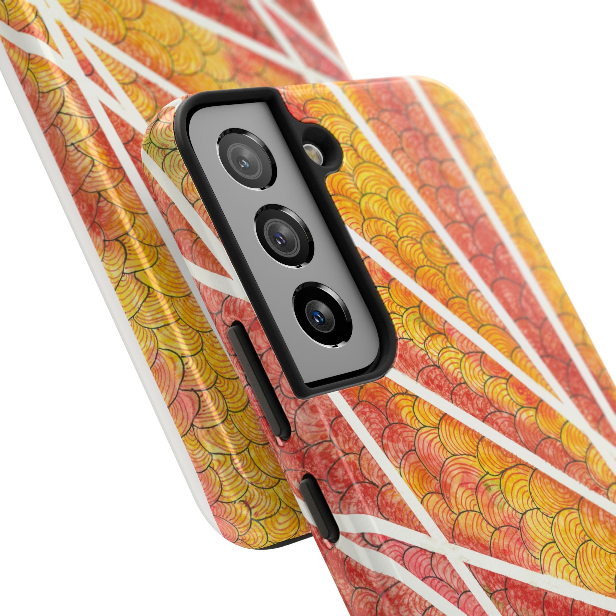 Tough Phone Case - All iPhones and Samsung Galaxys - Exciting Abstract Design #67 Max Mimosa