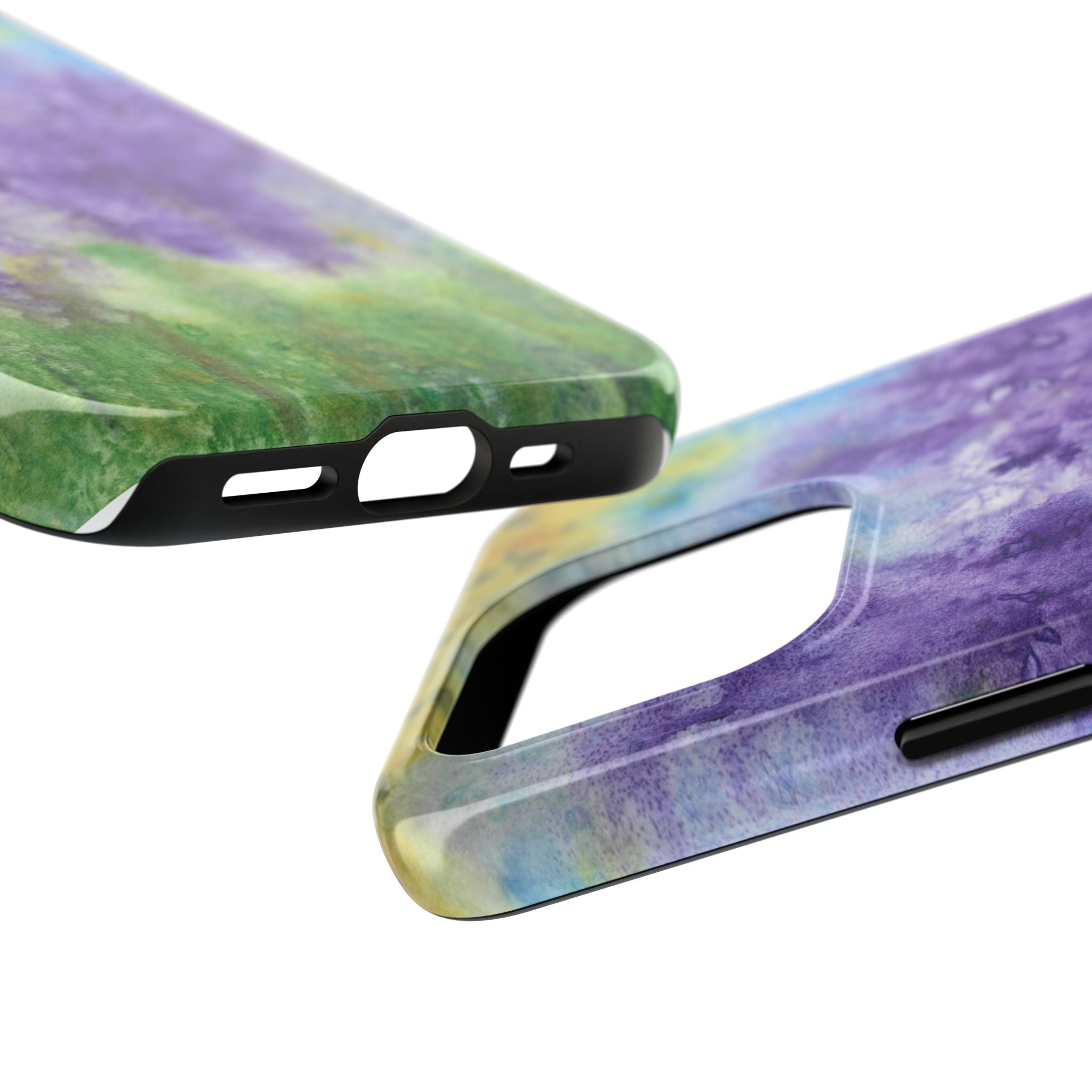 Tough Phone Case - All iPhones and Samsung Galaxys - Exciting Abstract Design #74 Lavender Fields
