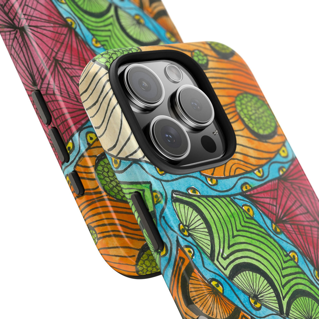 Tough Phone Case - All iPhones and Samsung Galaxys - Exciting Abstract Design #11 Today's The Day