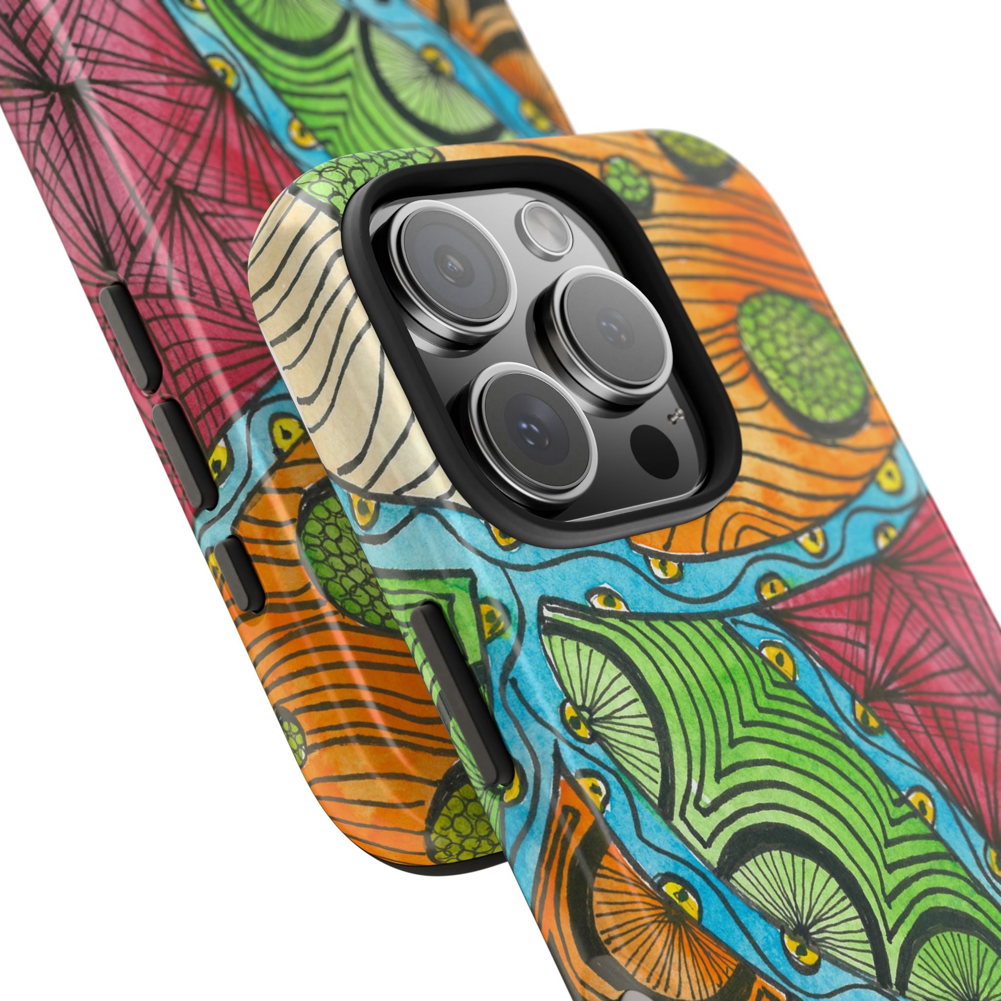 Tough Phone Case - All iPhones and Samsung Galaxys - Exciting Abstract Design #11 Today's The Day