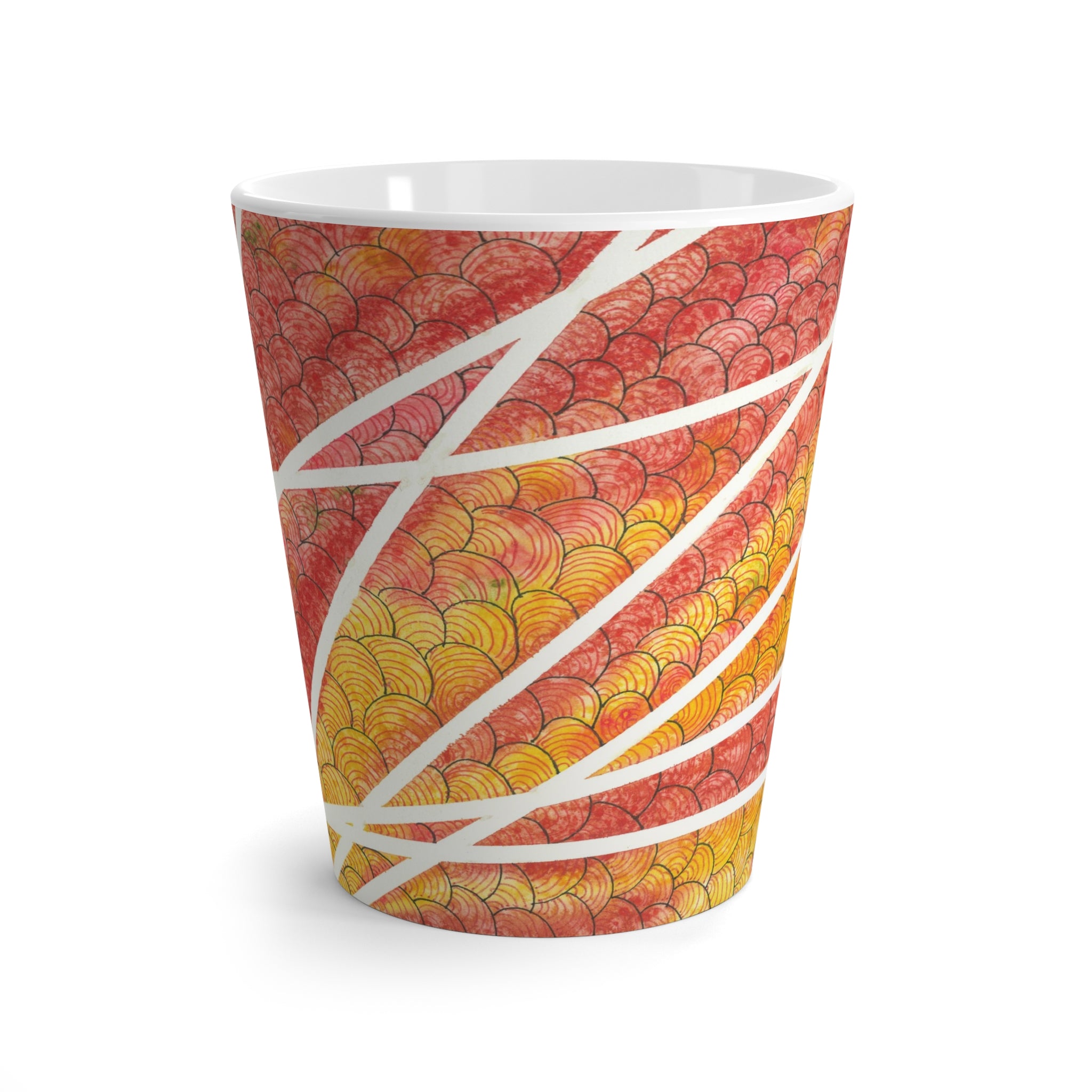 Coffee Mugs and Cups. Colourful Abstract Designs. Perfect for Home, Office or Special Gift #67 Max Mimosa
