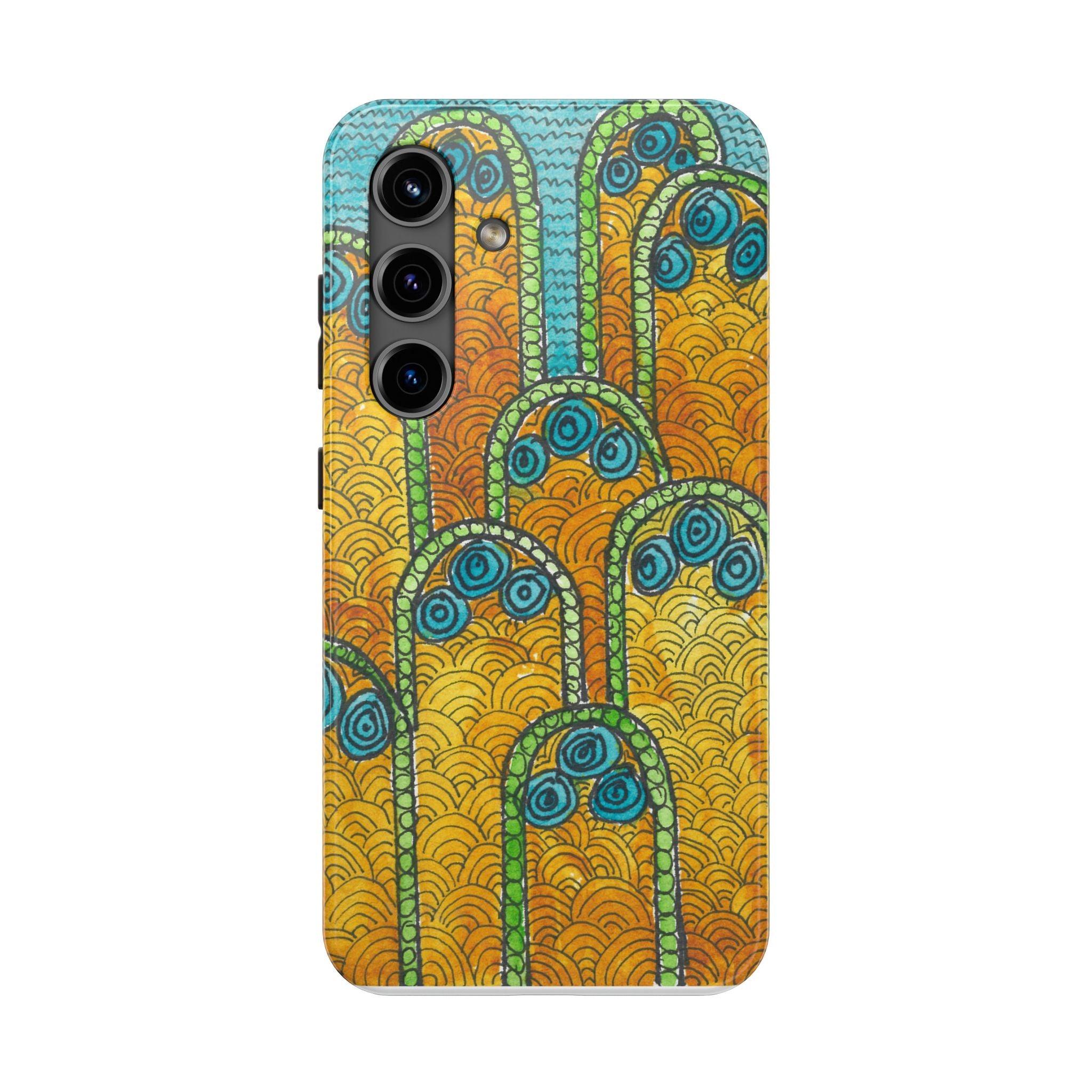 Tough Phone Case - All iPhones and Samsung Galaxys - Exciting Abstract Design #87 Belgrade Impressions - Serbia