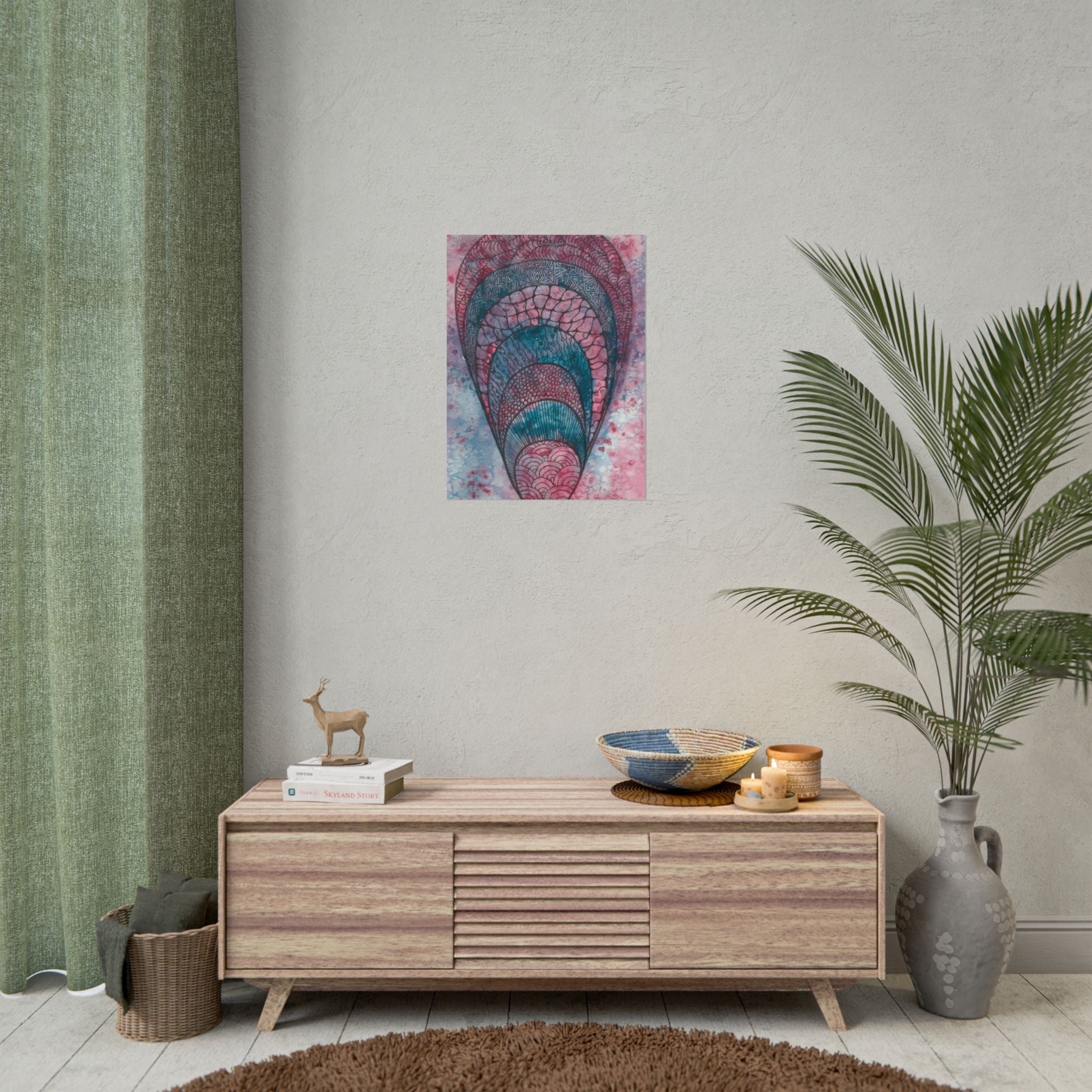 Large Colourful Wall Art, Posters & Prints, For Office, Bedroom or Living Room, or Special Gift #92 The Goddess Lives