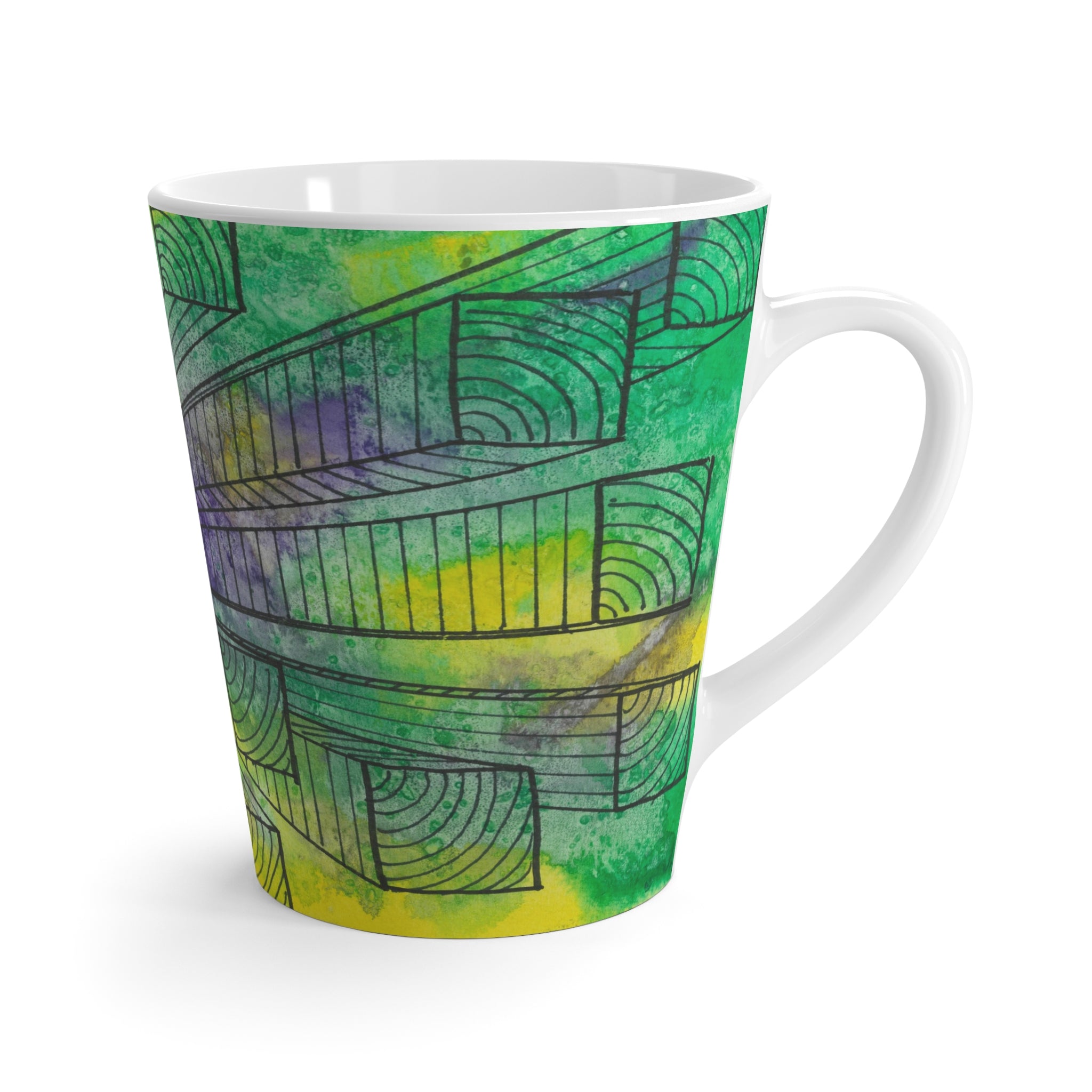 Coffee Mugs and Cups. Colourful Abstract Designs. Perfect for Home, Office or Special Gift #89 The Wayseers