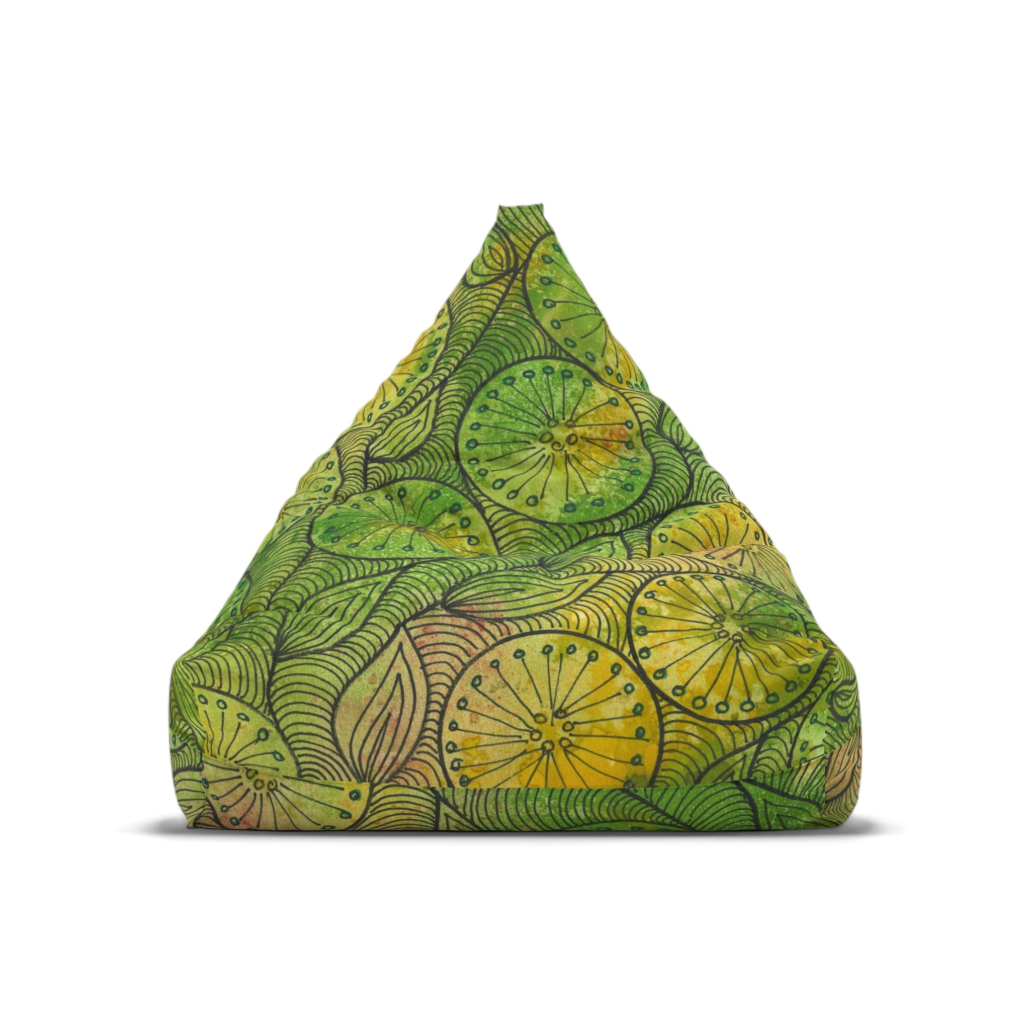Bean Bag Chair Covers For Indoor & Outdoor - 2 Sizes - Exciting Abstract Design #63 Margarita Mondays