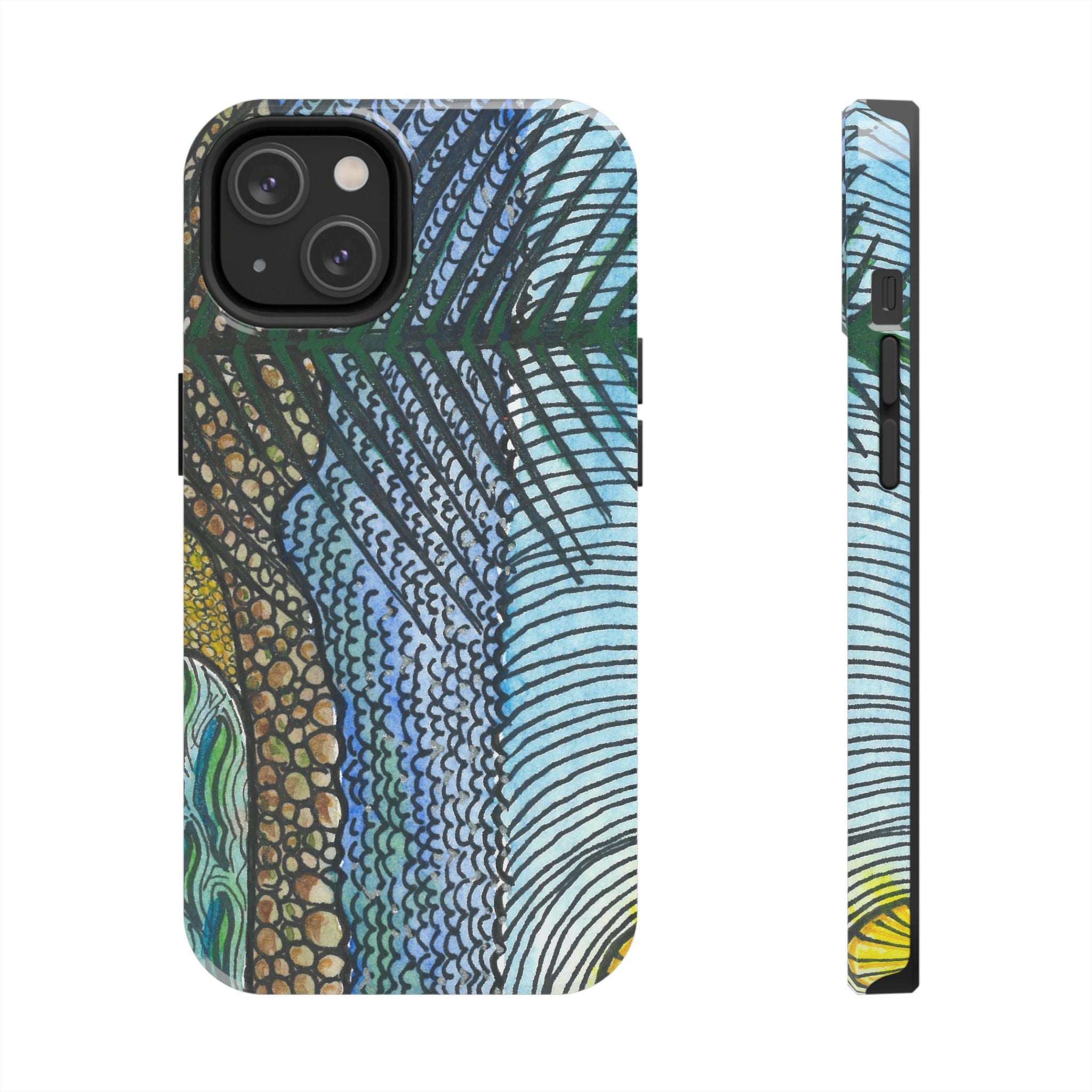 Tough Phone Case - All iPhones and Samsung Galaxys - Exciting Abstract Design #47 Cottesloe