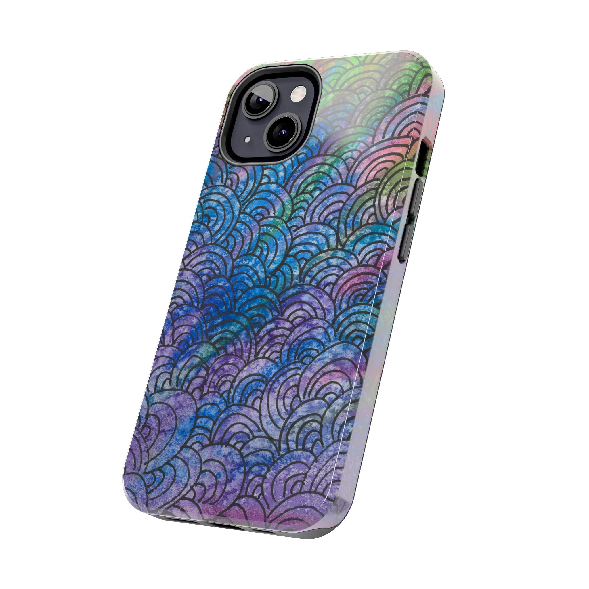 Tough Phone Case - All iPhones and Samsung Galaxys - Exciting Abstract Design #84 Ah! The Past