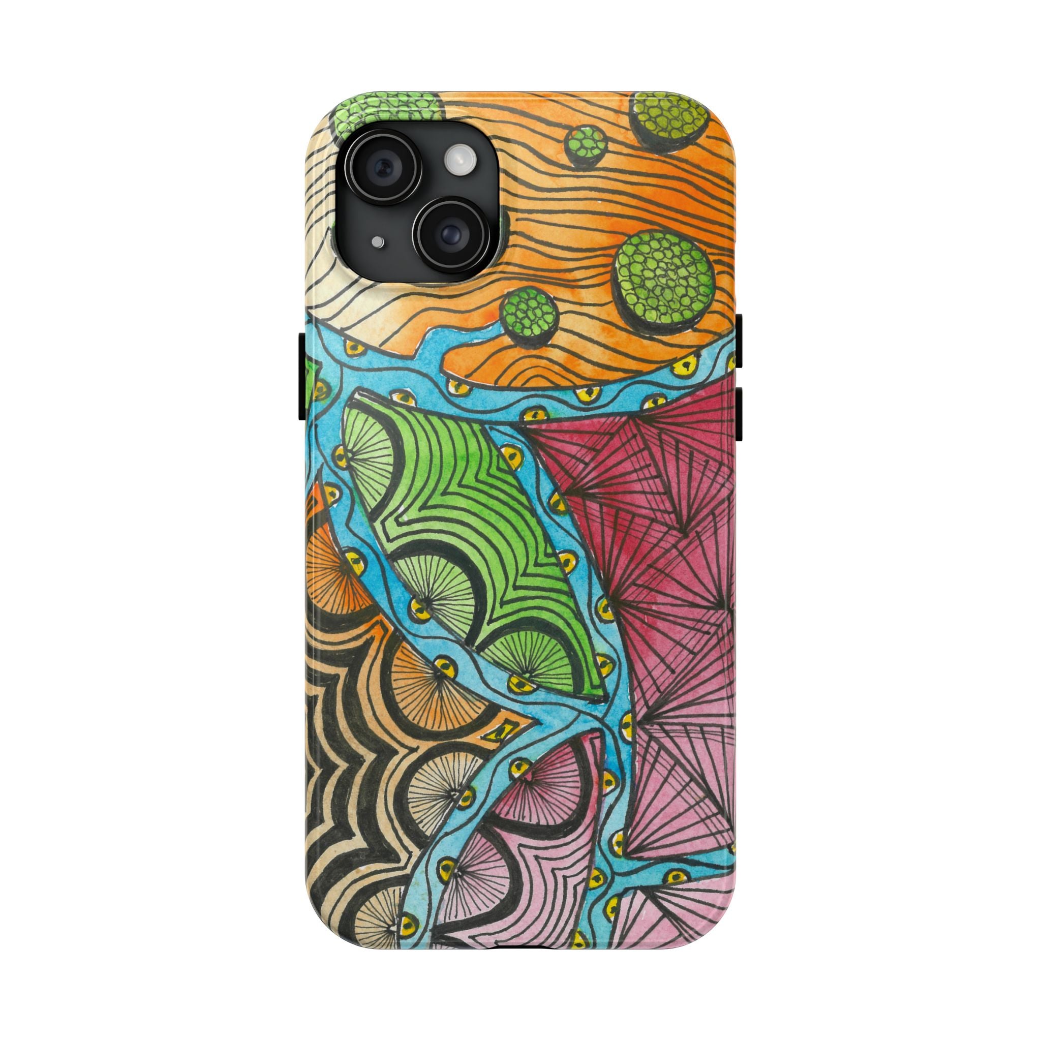 Tough Phone Case - All iPhones and Samsung Galaxys - Exciting Abstract Design #11 Today's The Day