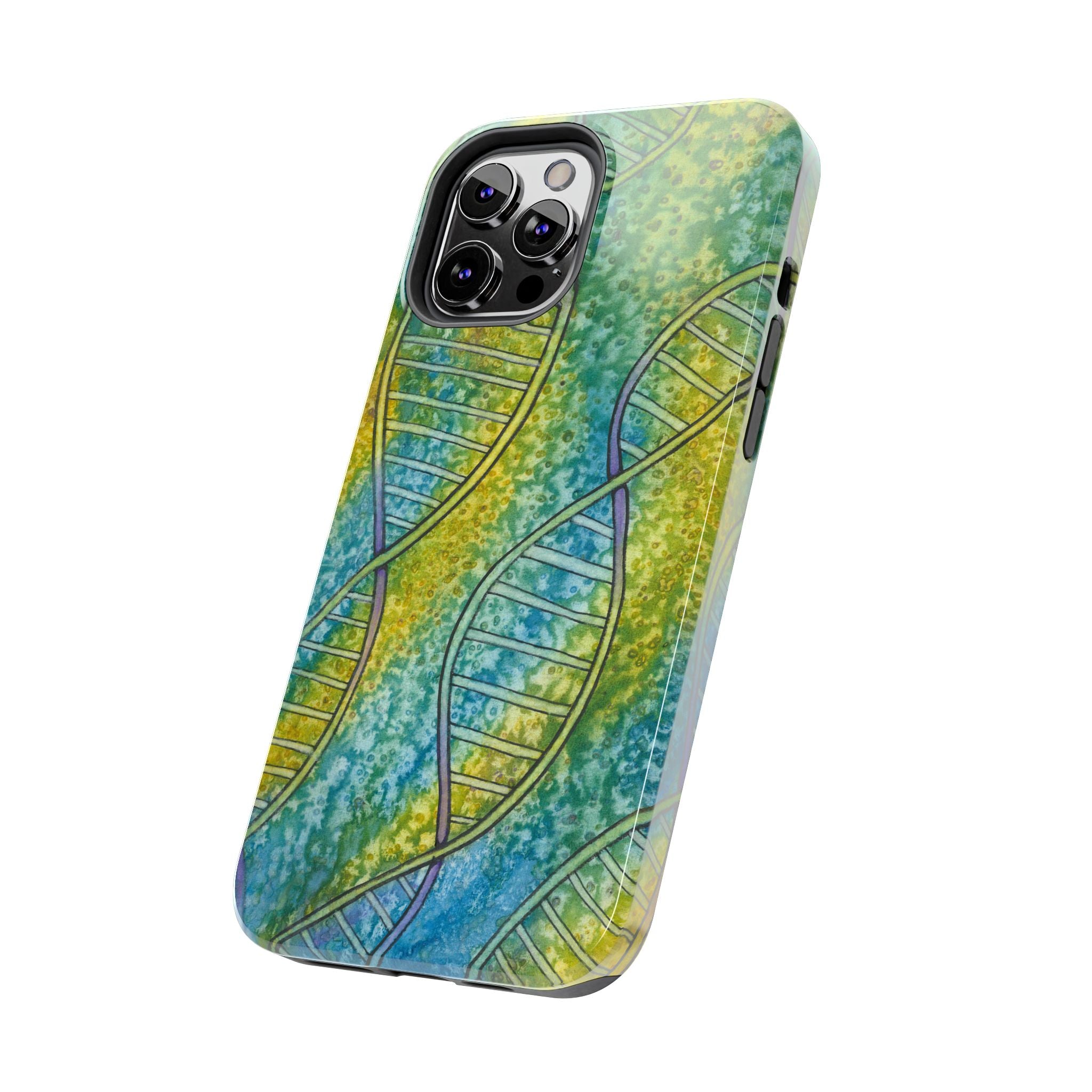 Tough Phone Case - All iPhones and Samsung Galaxys - Exciting Abstract Design #99 Crop of DNA
